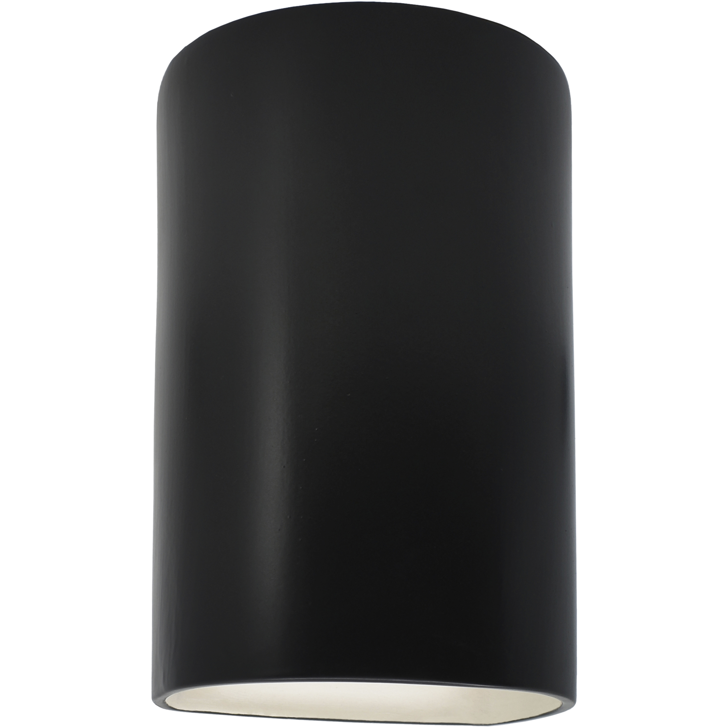 Ambiance Cylinder LED 5.75 inch Carbon Matte Black Wall Sconce Wall Light, Small