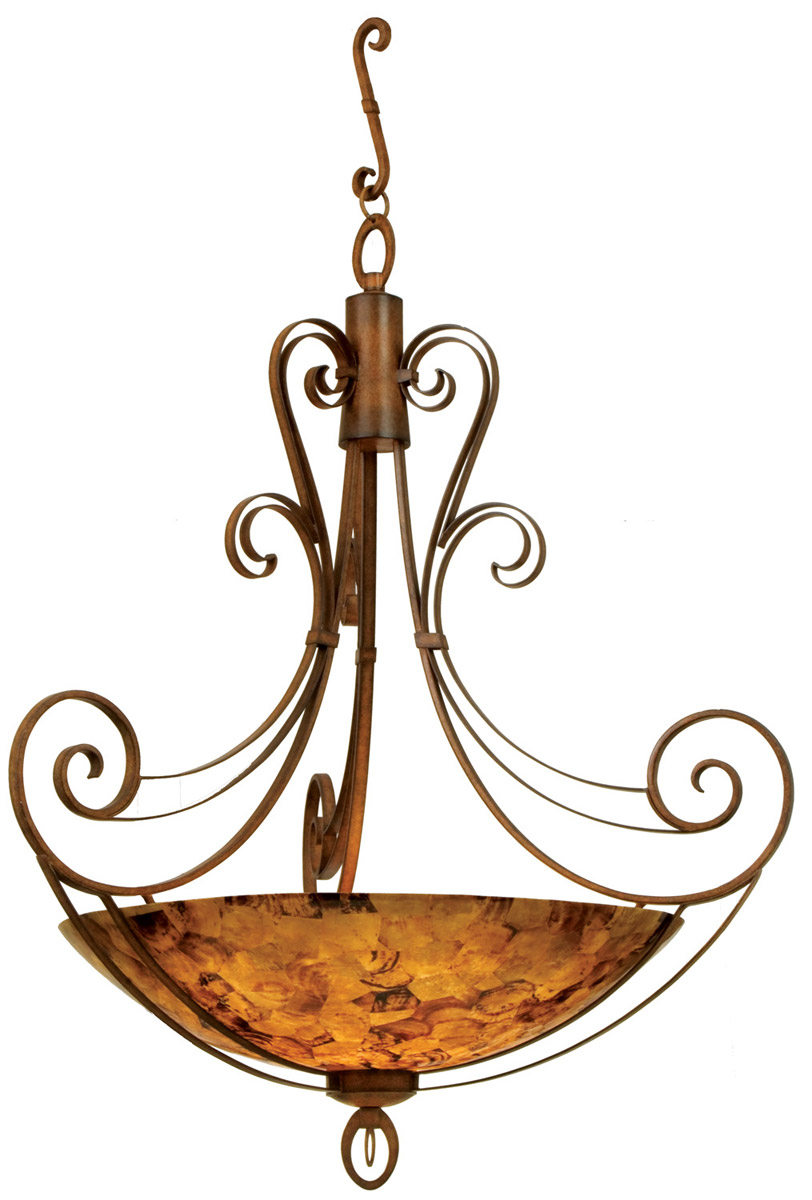 Mirabelle 6 Light 58 inch French Cream Pendant Ceiling Light