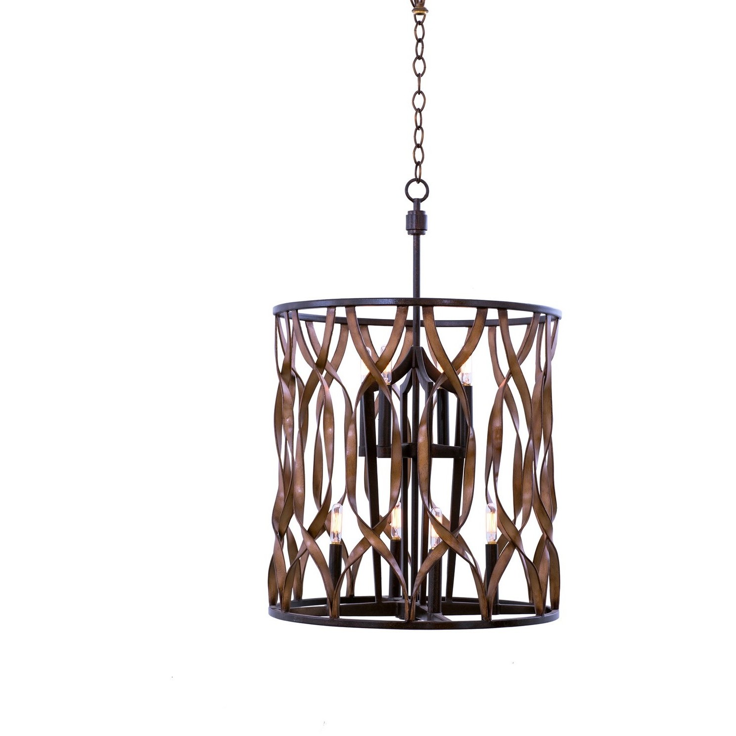 Soho 8 Light 20 inch Milk Chocolate Foyer Ceiling Light