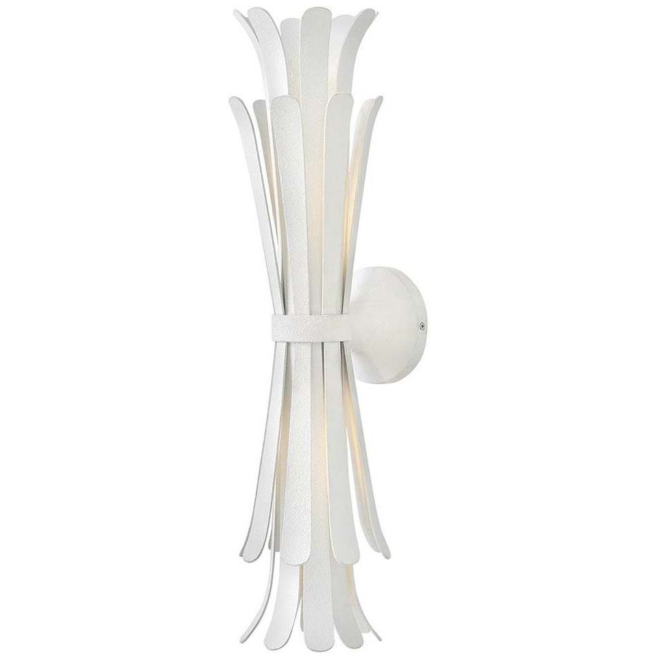 Reina Sconce Wall Light in Textured Plaster