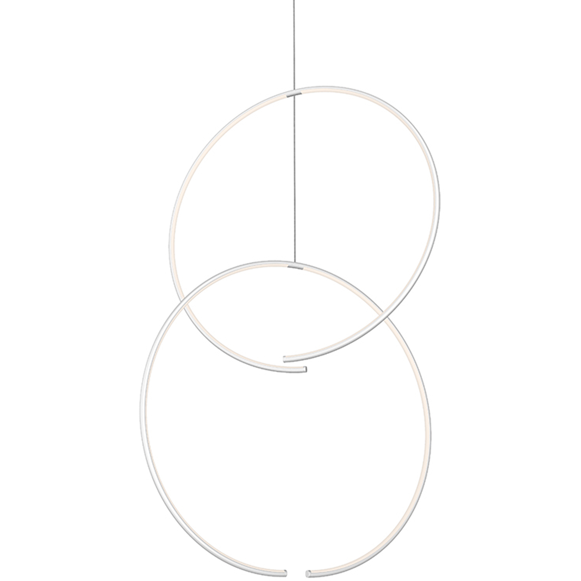 Torc LED 24.75 inch Satin White Pendant Ceiling Light