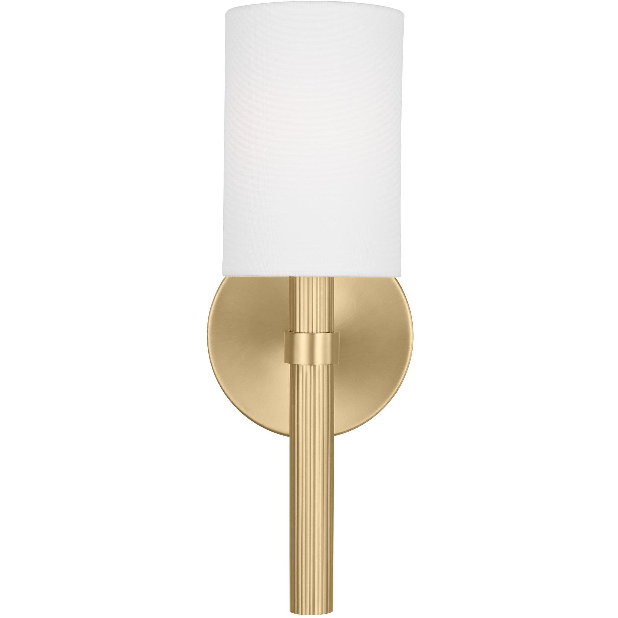 Drew & Jonathan Scott Manor 1 Light 6 inch Satin Brass Sconce Wall Light