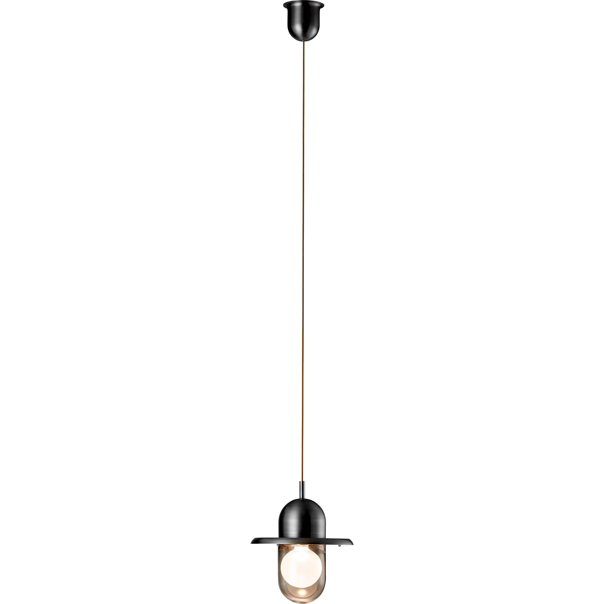 Lighthouse 12 inch Satin Dark Gray Pendant Ceiling Light