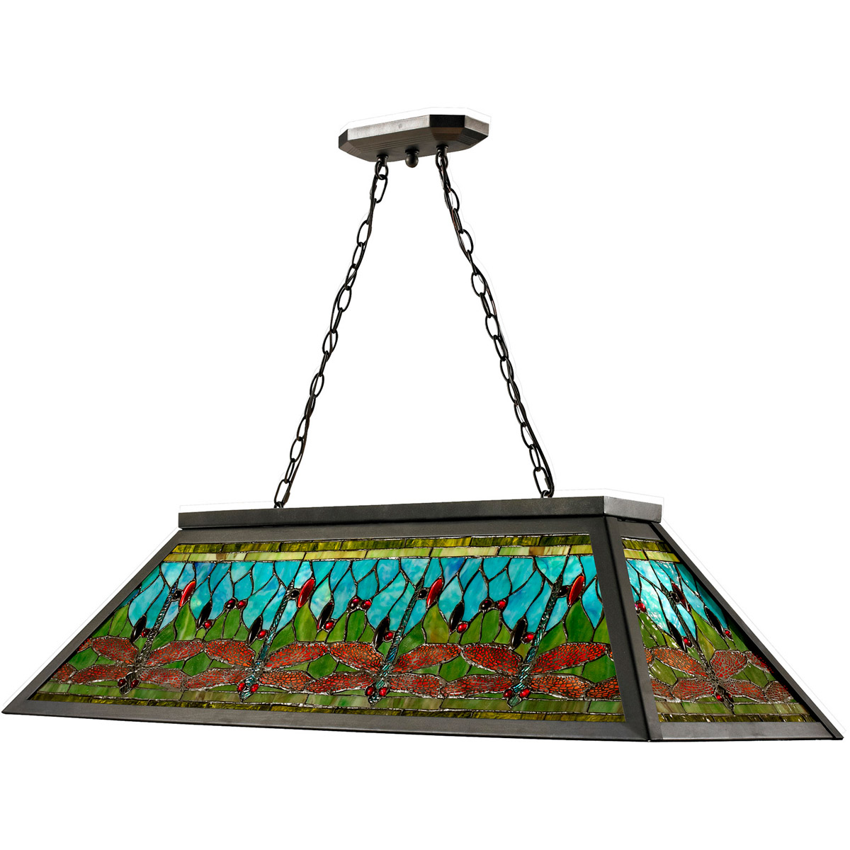Evelyn 4 Light 44 inch Dark Bronze Pendant Ceiling Light