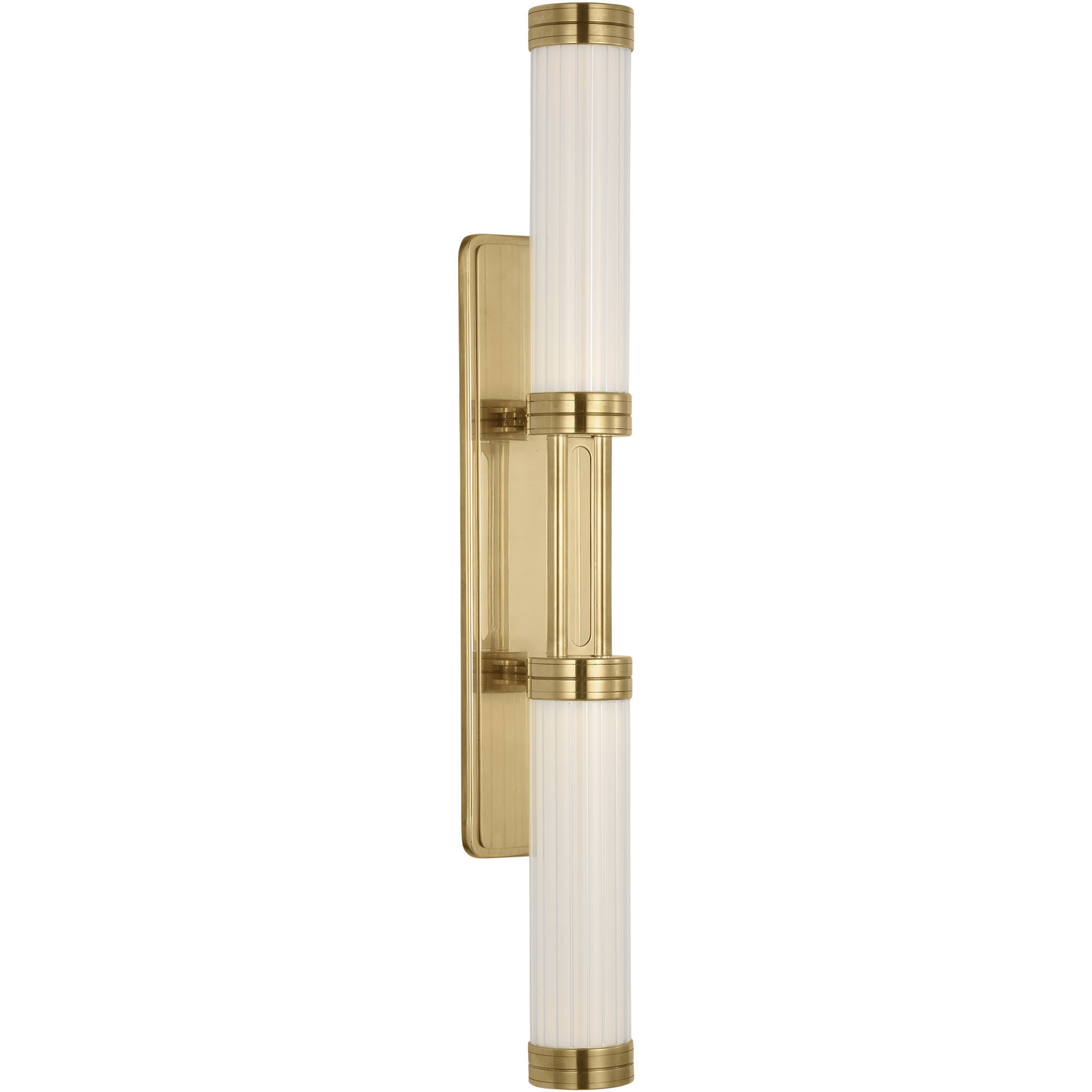 Avroko Alo LED 5.1 inch Polished Natural Brass Wall Sconce Wall Light in 120V