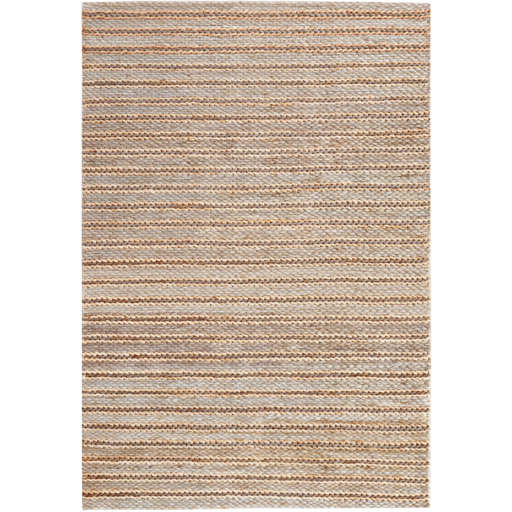Natural Luxe 90 X 63 inch Blue Rug in 5 x 7