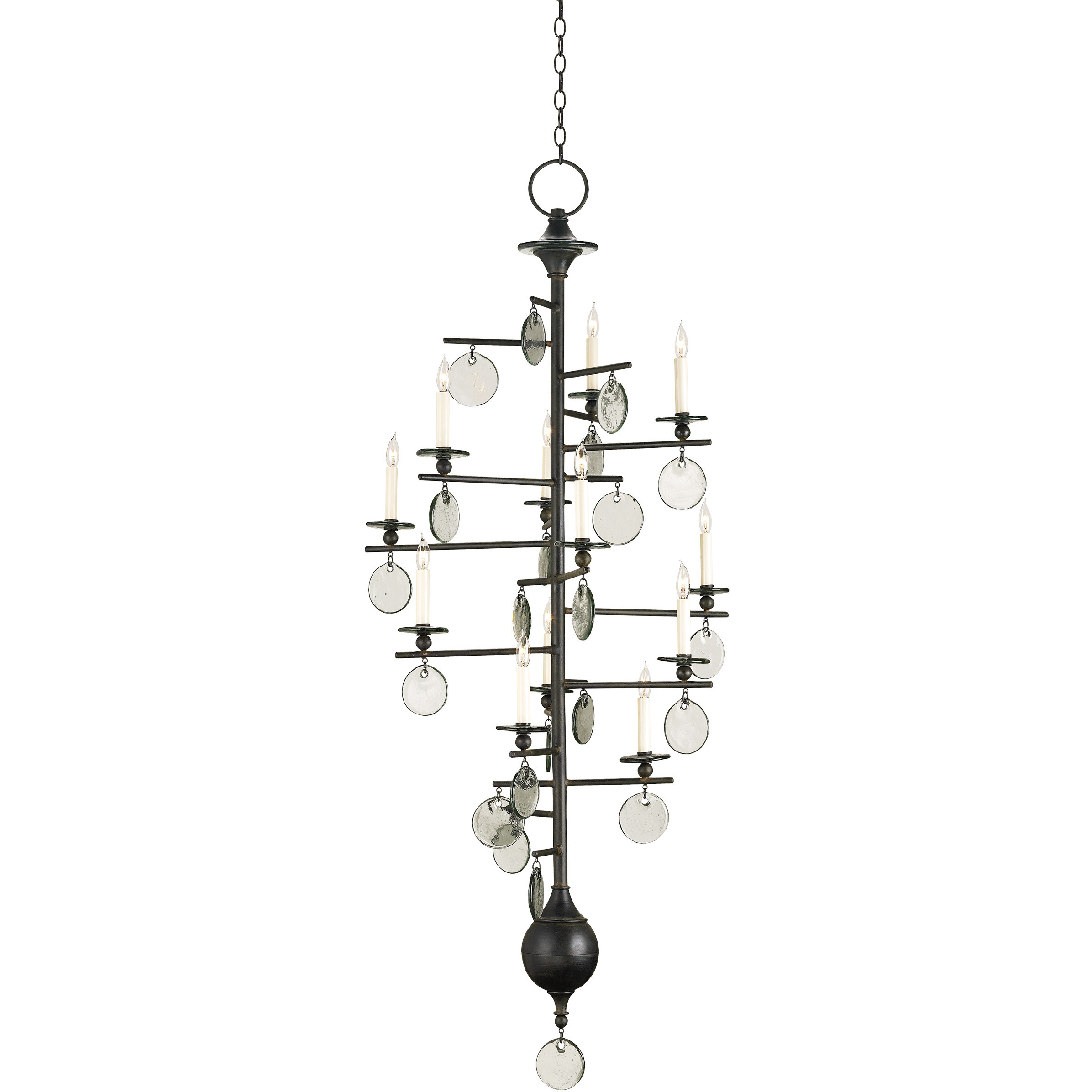 Sethos 12 Light 28 inch Old Iron Chandelier Ceiling Light