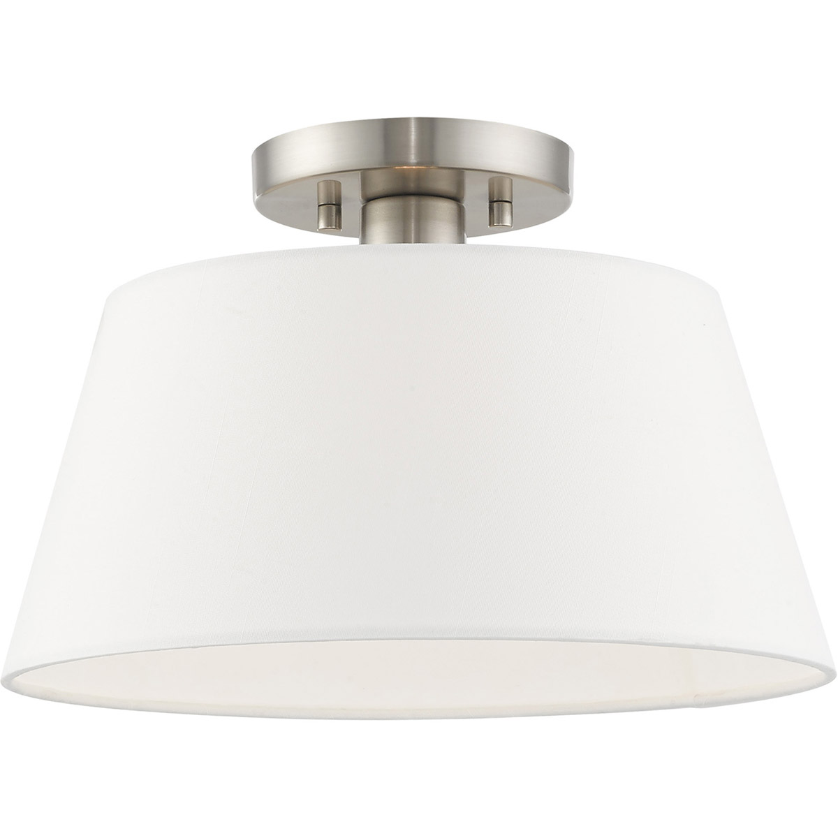 Belclaire 1 Light 13 inch Brushed Nickel Semi-Flush Ceiling Light