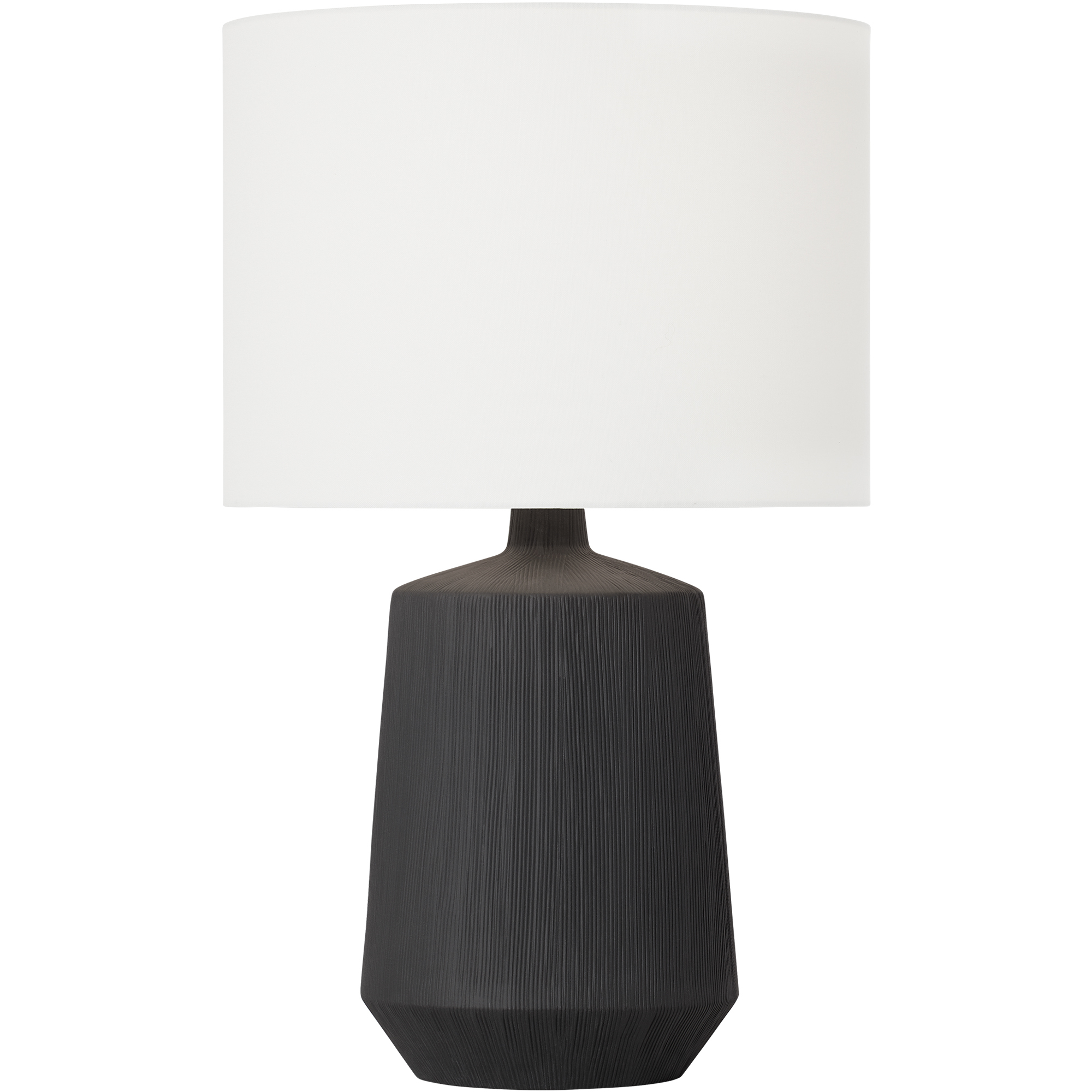 Hable Panola 27.5 inch 9 watt Rough Black Ceramic Table Lamp Portable Light