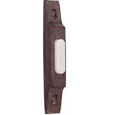 Thin Profile Rustic Brick Push Button