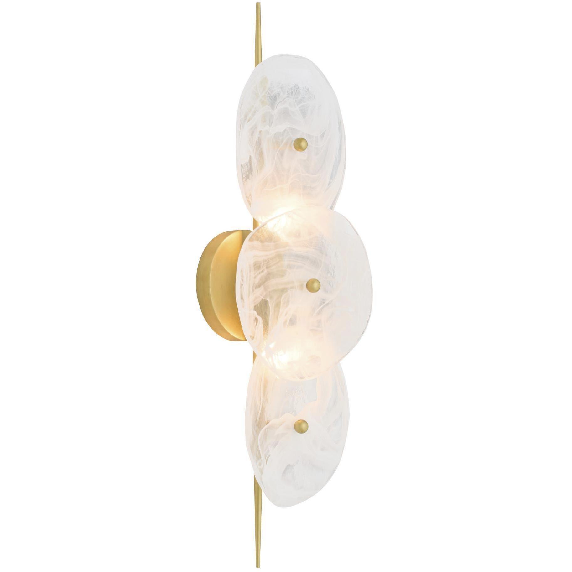 Kylie 2 Light 11 inch Antique Brass Sconce Wall Light