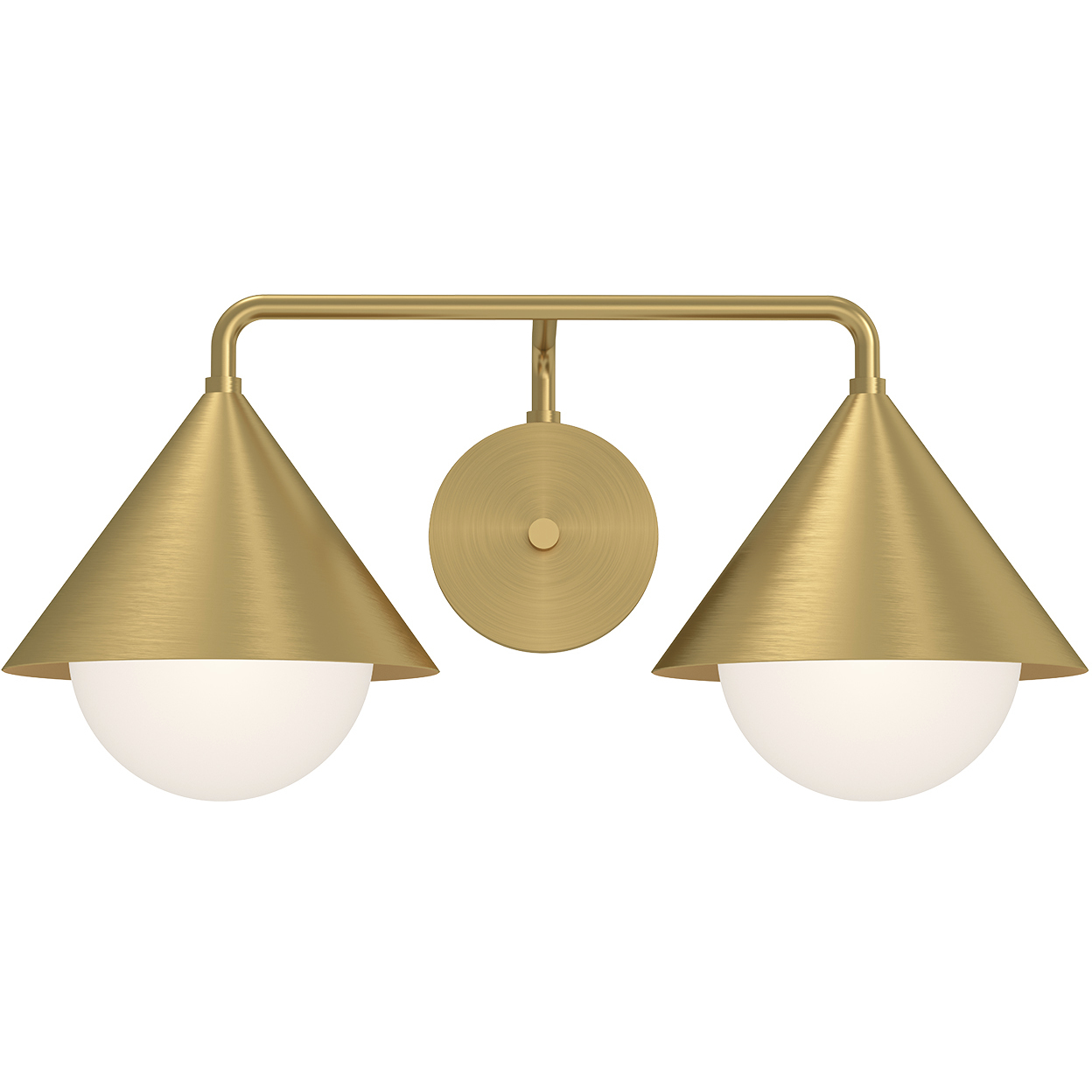 Alora Mood Remy 2 Light 21.13 inch Brushed Gold Vanity Light Wall Light