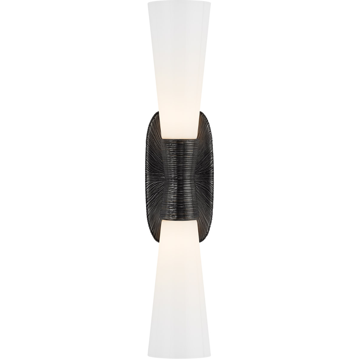 Kelly Wearstler Utopia 2 Light 4.75 inch Aged Iron Double Bath Sconce Wall Light, Large