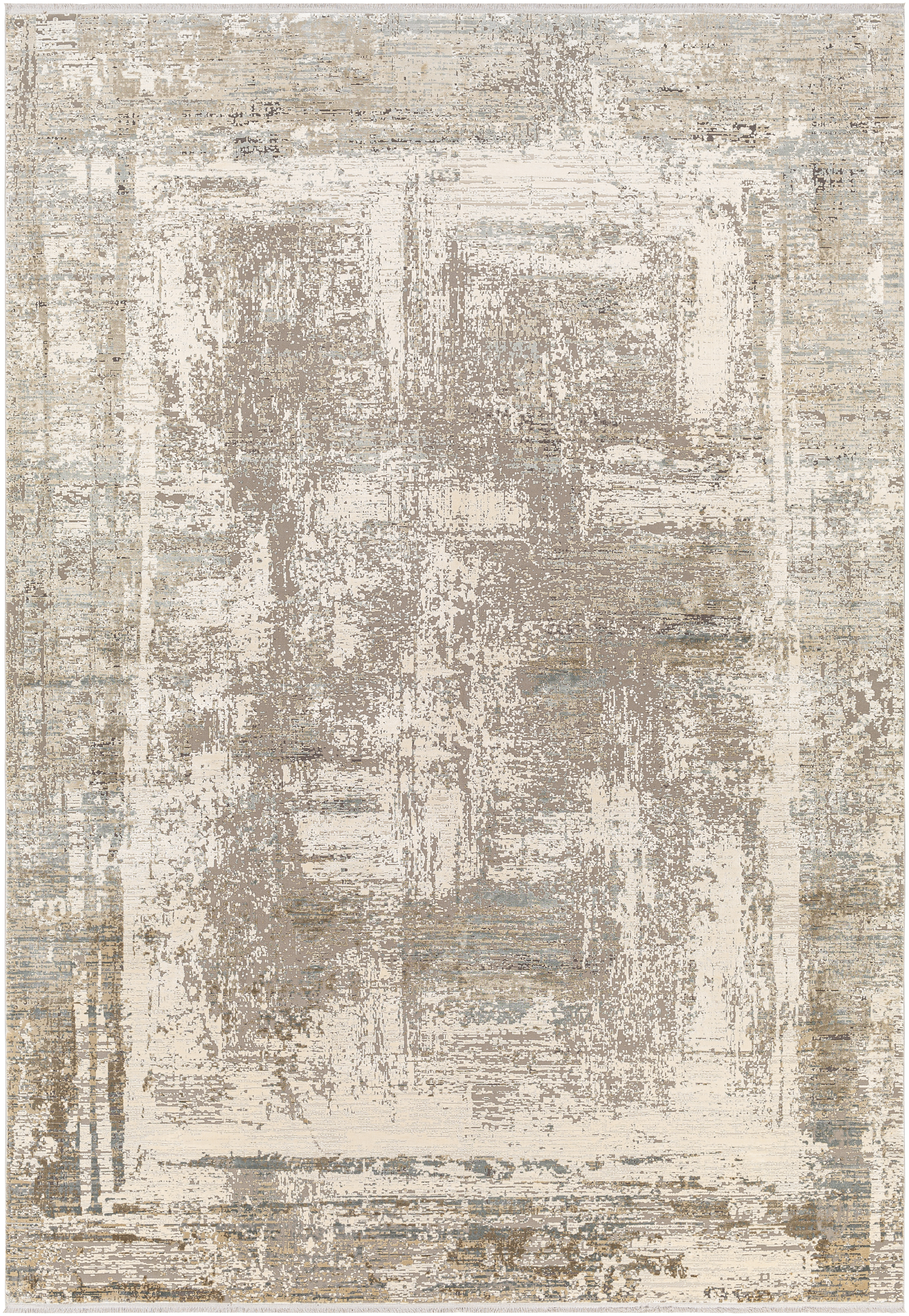 Solar 134 X 90 inch Cream Rug, Rectangle