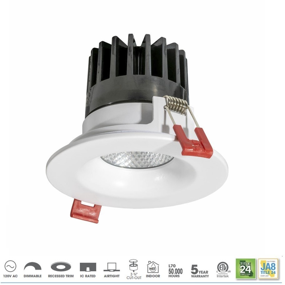 RLF White Canless Recessed Light