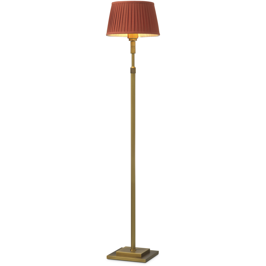 Tryon 57.68 inch 40 watt Antique Brass Floor Lamp Portable Light