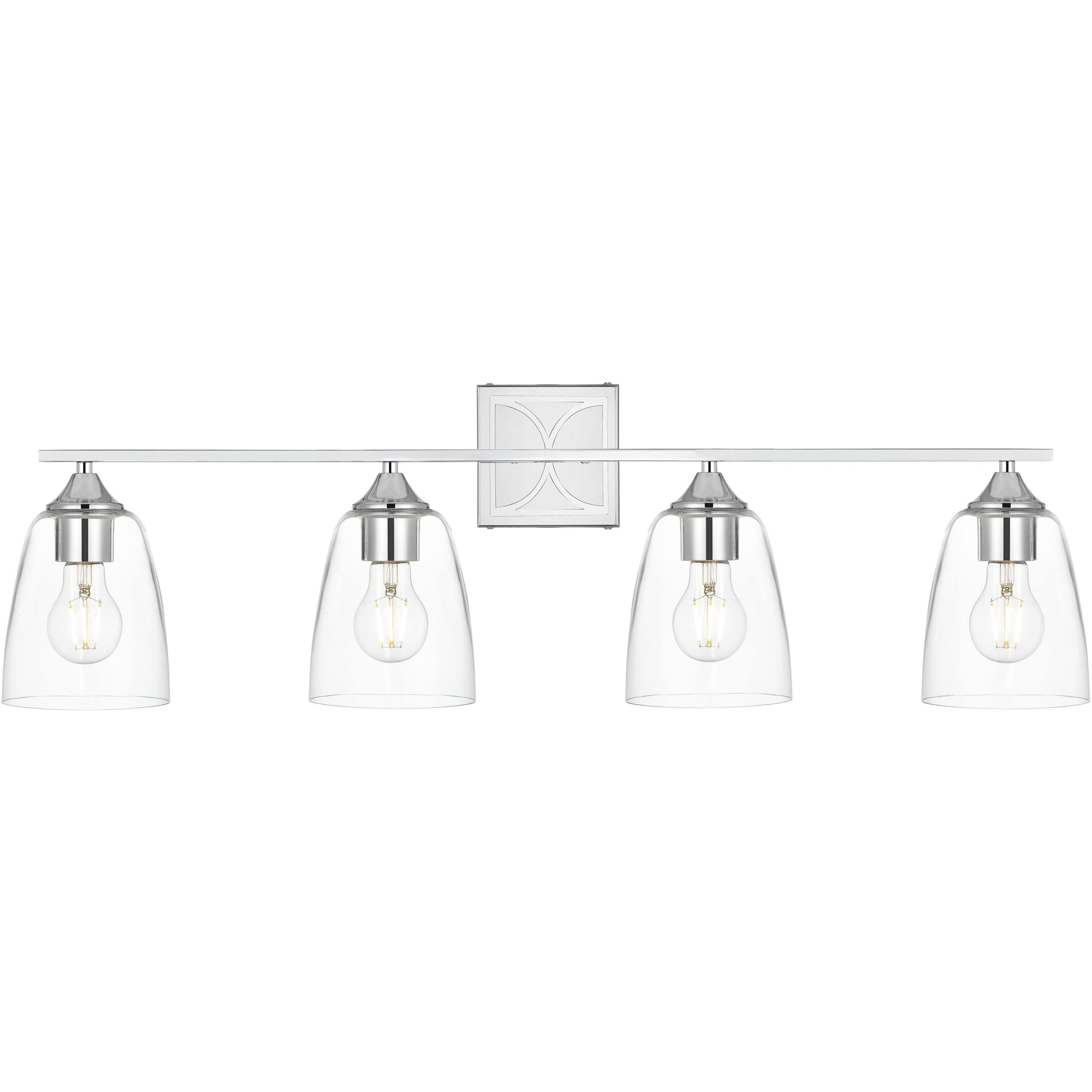 Harris 4 Light 34 inch Chrome Bath Sconce Wall Light