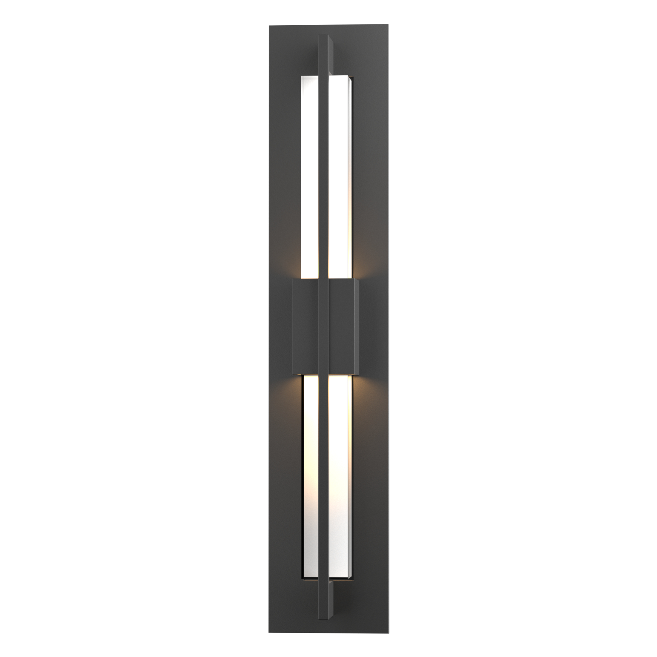 Double Axis LED 23.5 inch Coastal Black Outdoor Sconce, Small