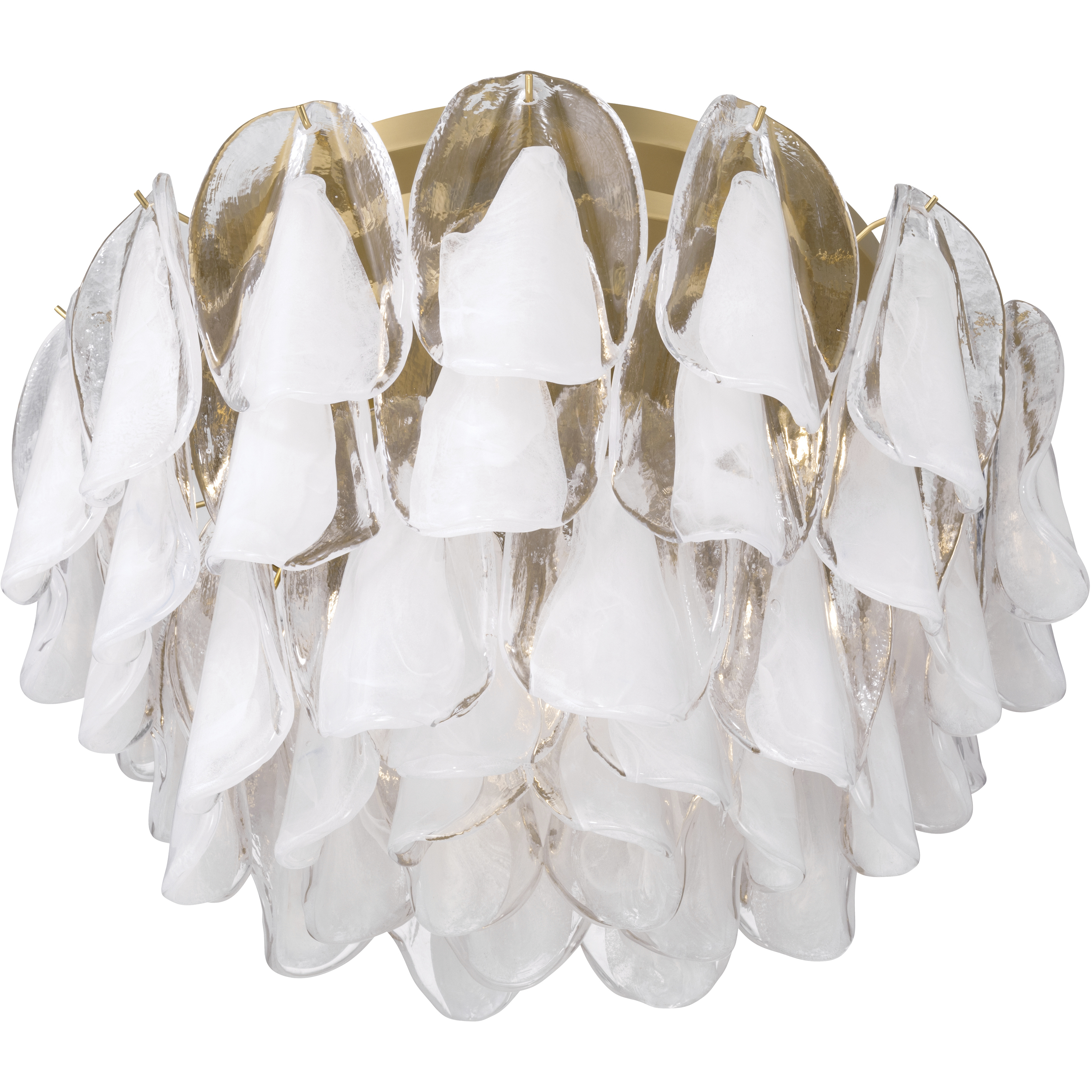 Verla Crest 6 Light 24.25 inch Legacy Brass Flush Mount Ceiling Light