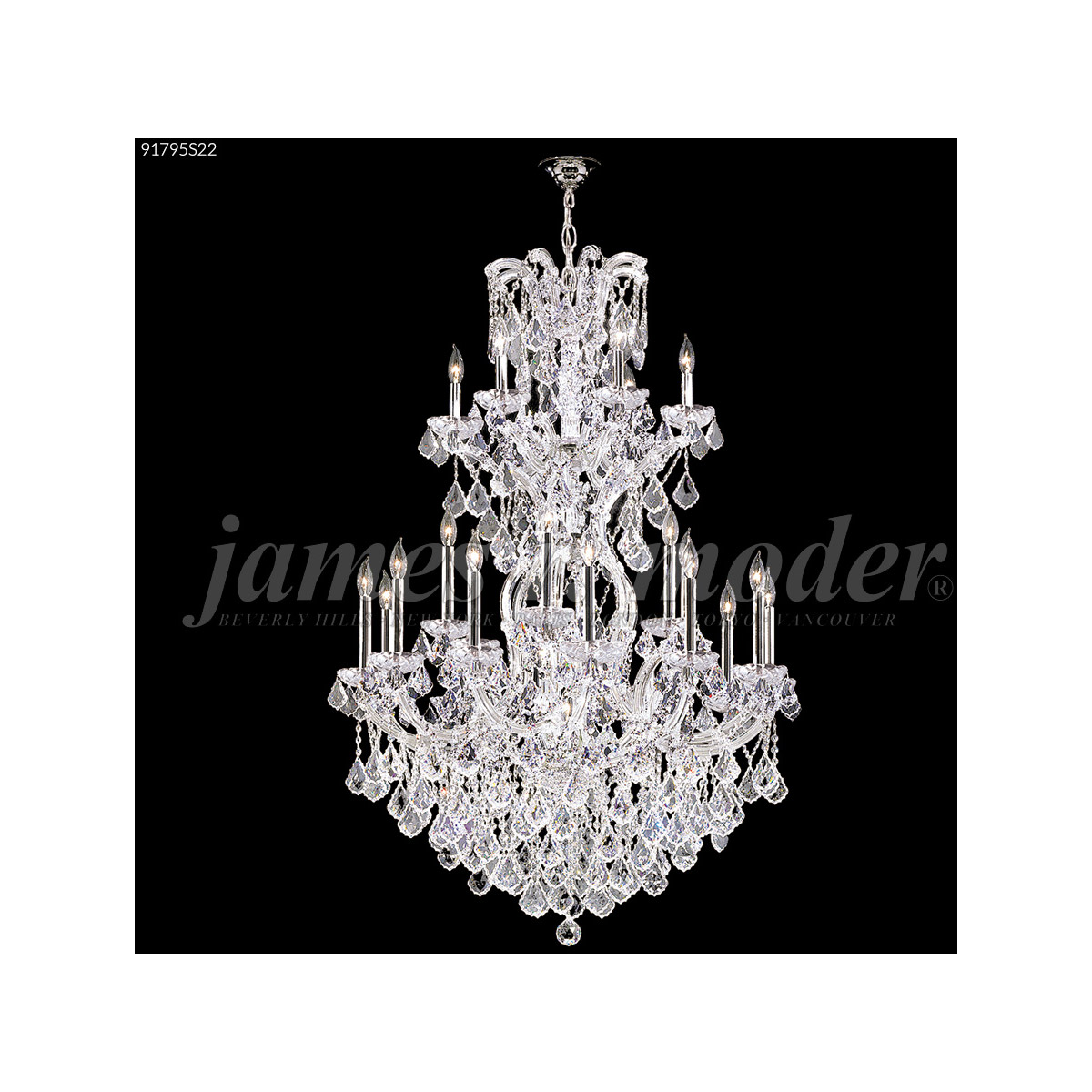 Maria Theresa Grand 25 Light 37 inch Gold Lustre Large Entry Crystal Chandelier Ceiling Light, Large