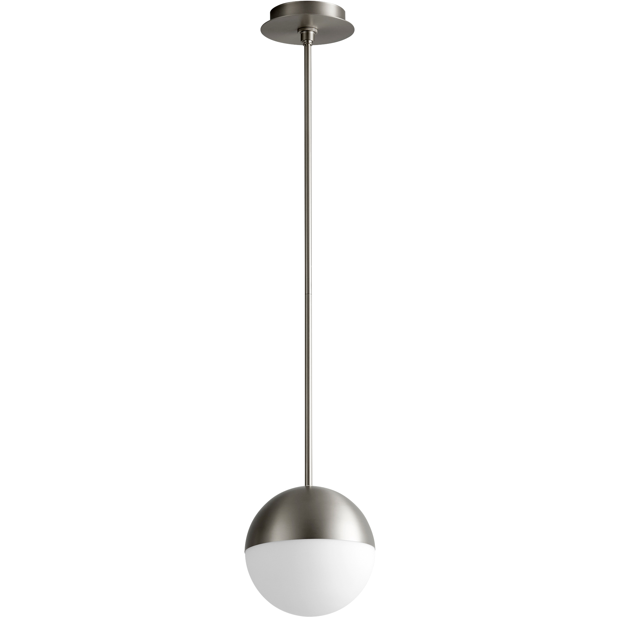 Mondo 1 Light 8 inch Satin Nickel Pendant Ceiling Light