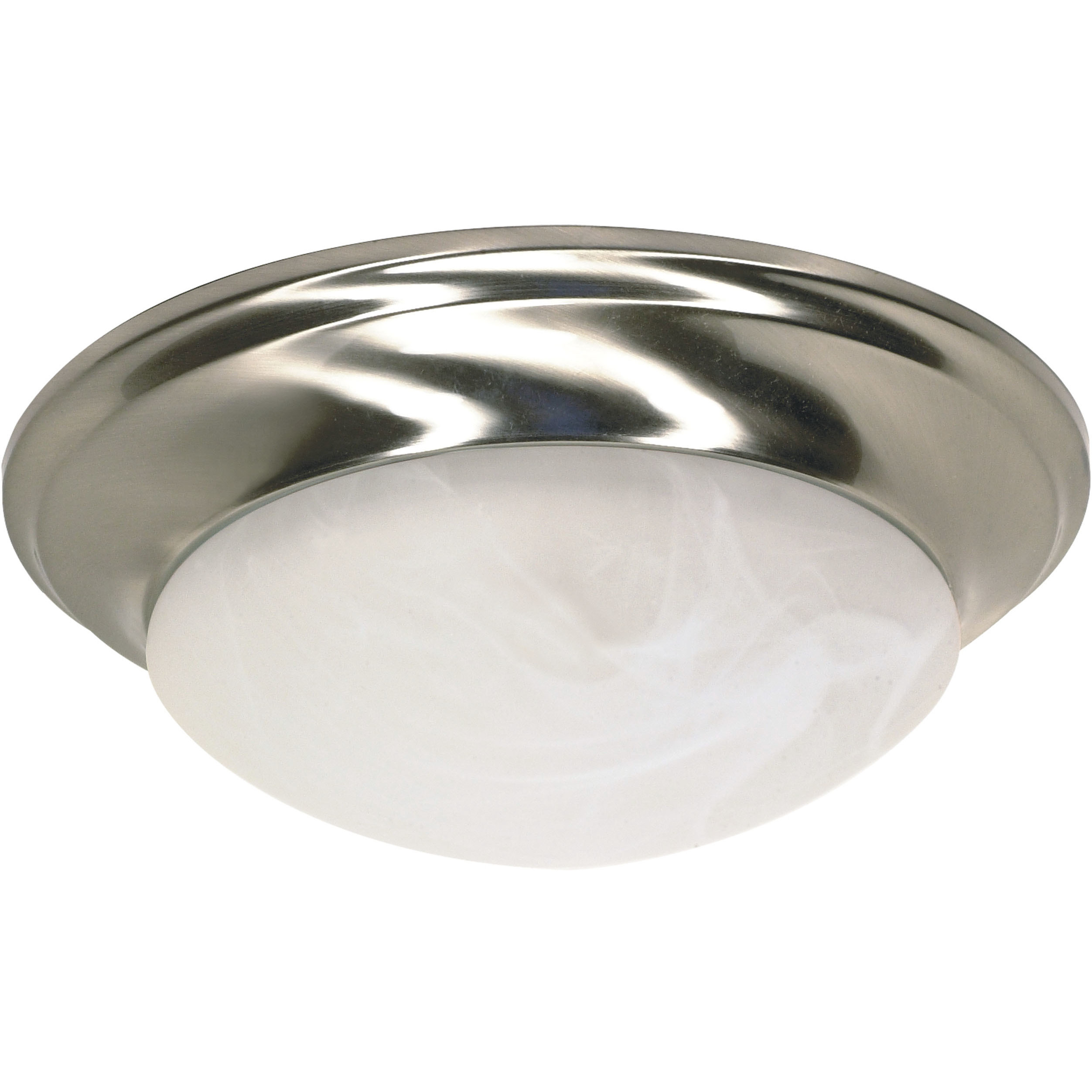 Brentwood 1 Light 12 inch Brushed Nickel Flush Mount Ceiling Light