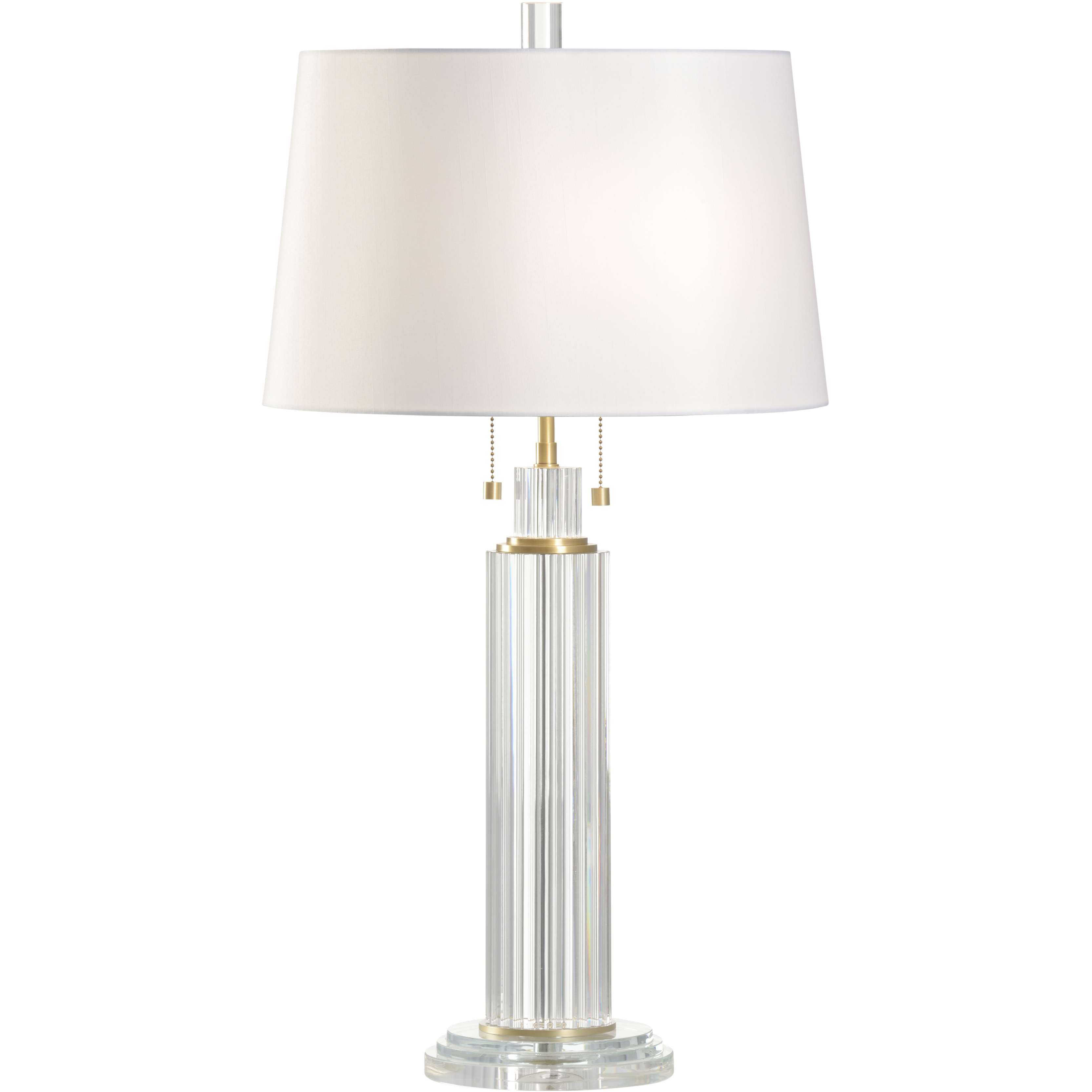 Catania 24 inch 40.00 watt Clear and Gold Table Lamp Portable Light