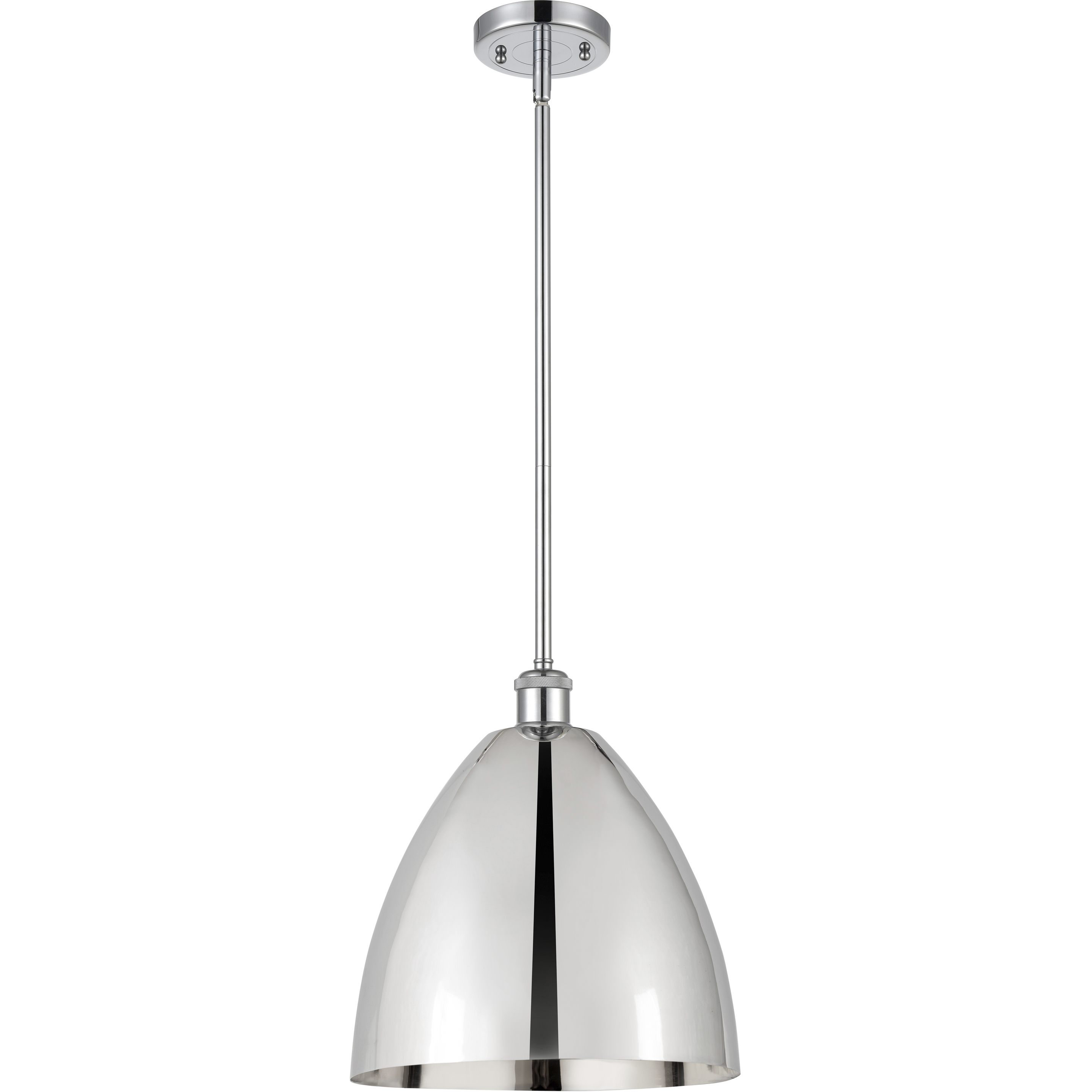 Ballston Dome 1 Light 12 inch Polished Chrome Pendant Ceiling Light