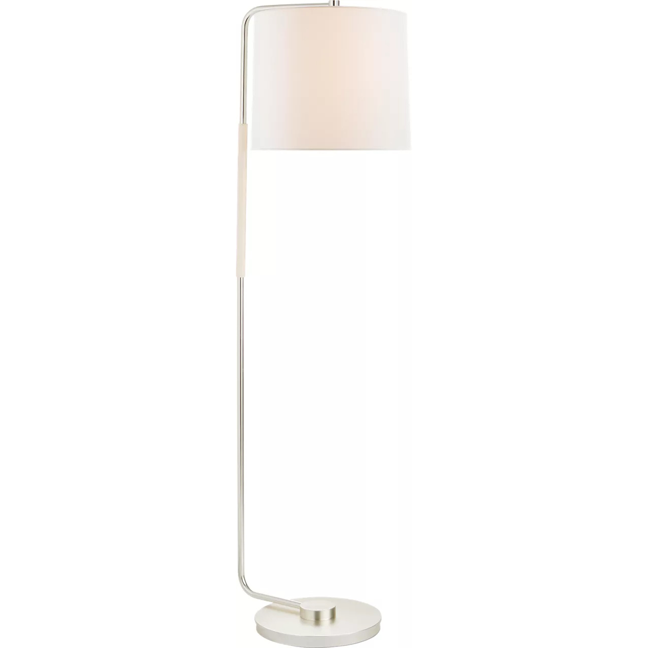 Barbara Barry Swing 54.75 inch 75 watt Soft Silver Articulating Floor Lamp Portable Light