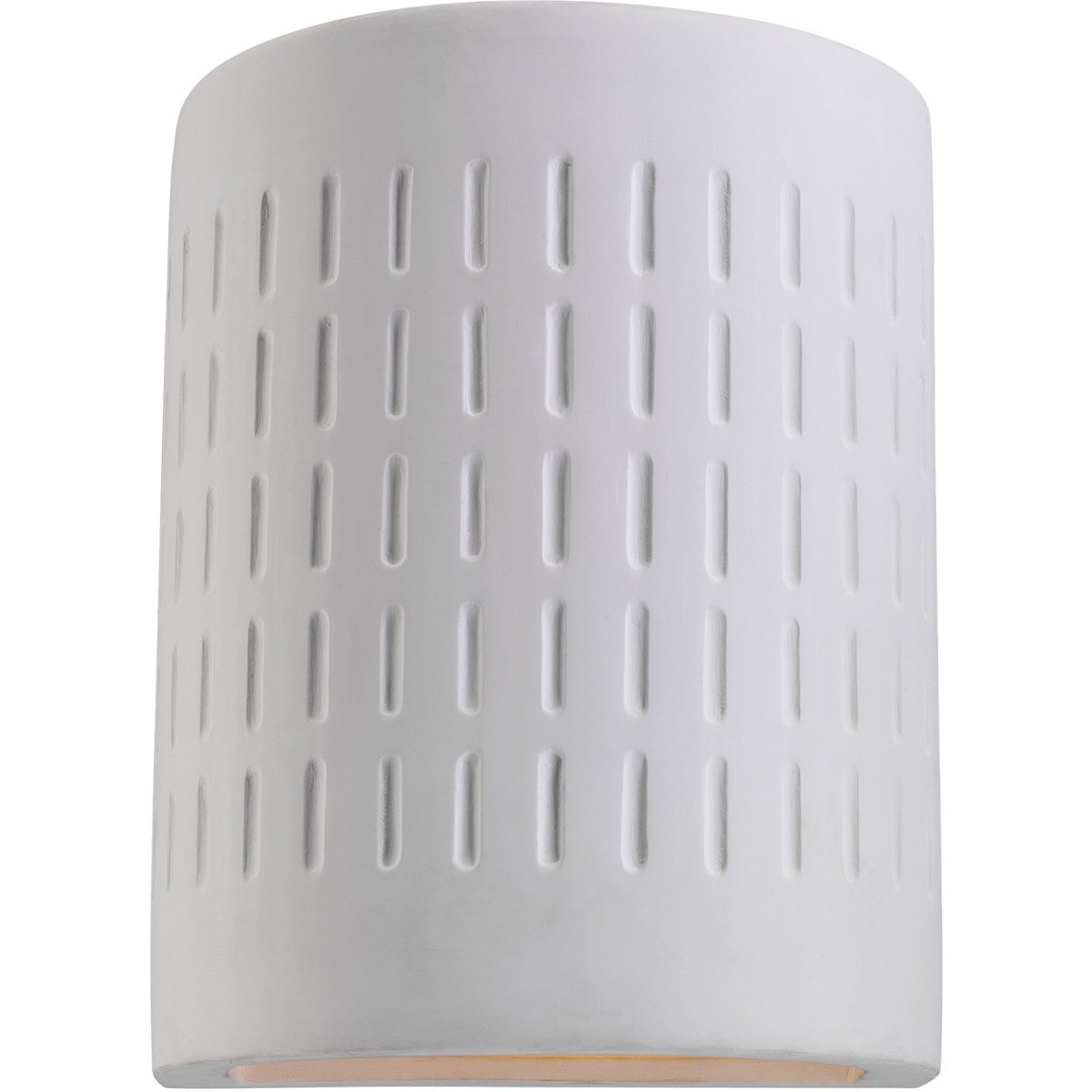 Paintable Ceramic Sconces 1 Light 10 inch Unfinished Ceramic Outdoor Wall Lantern