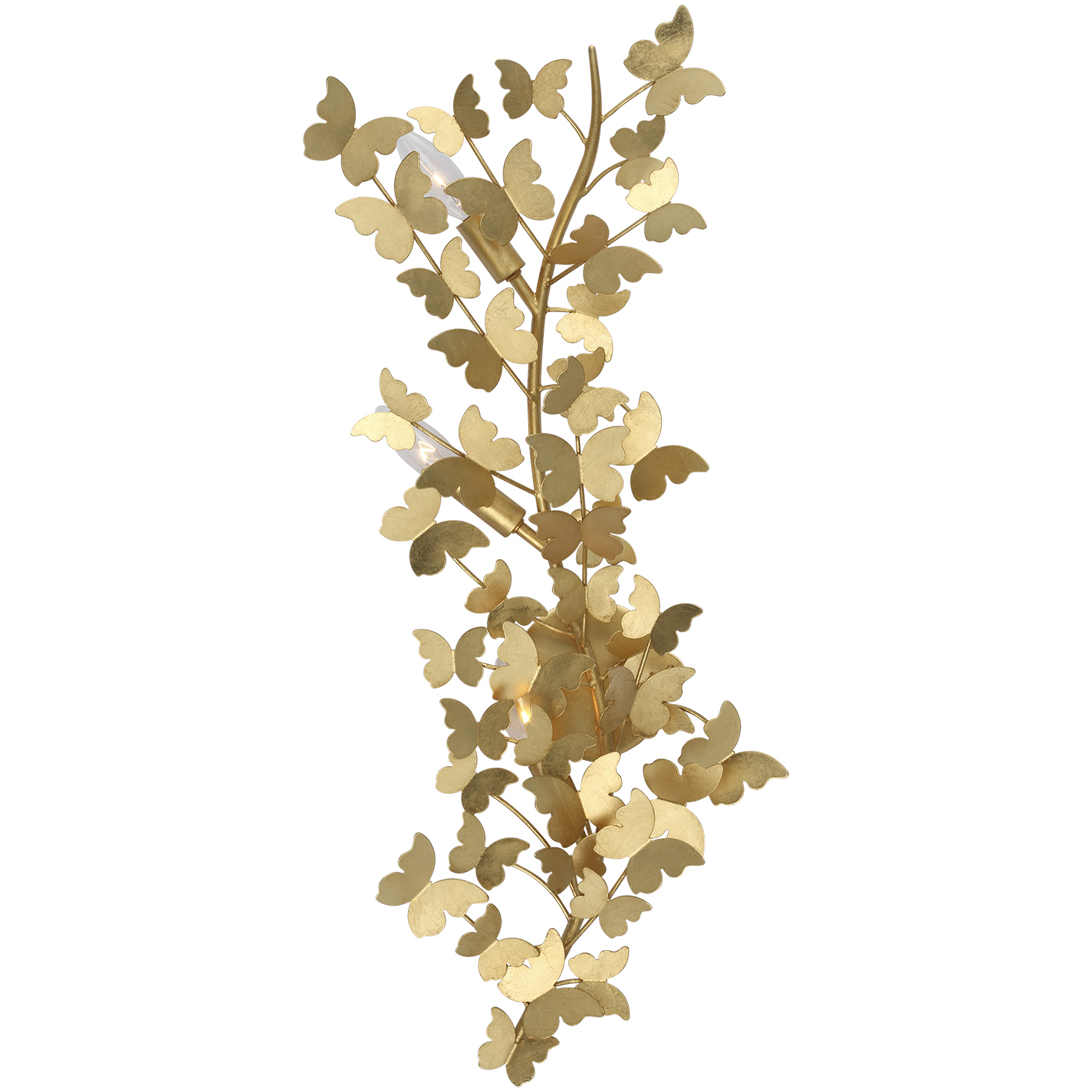 Julie Neill Farfalle LED 15.5 inch Gild Right Sconce Wall Light