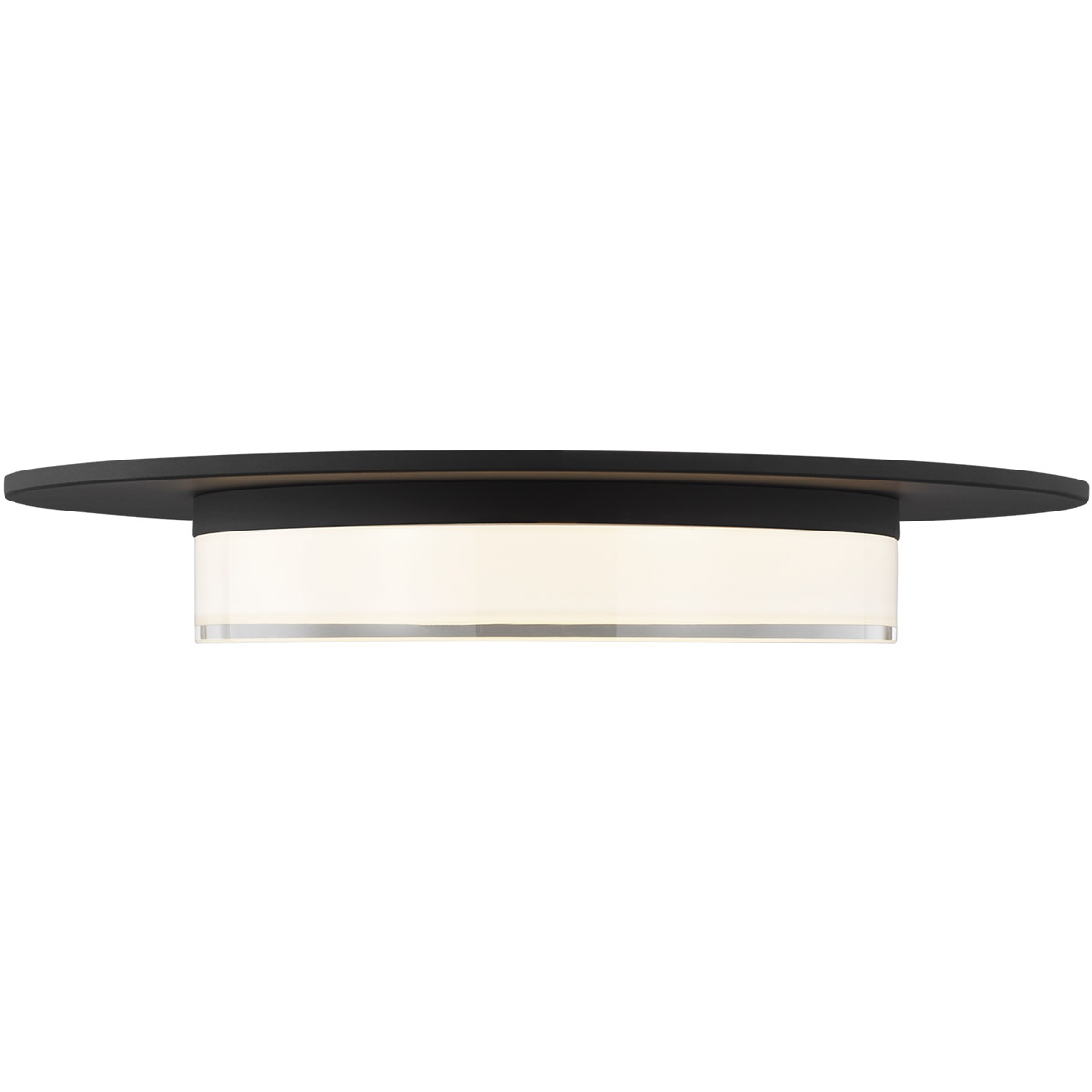 Sean Lavin Sen LED 17 inch Nightshade Black Flush Mount Ceiling Light, Integrated LED