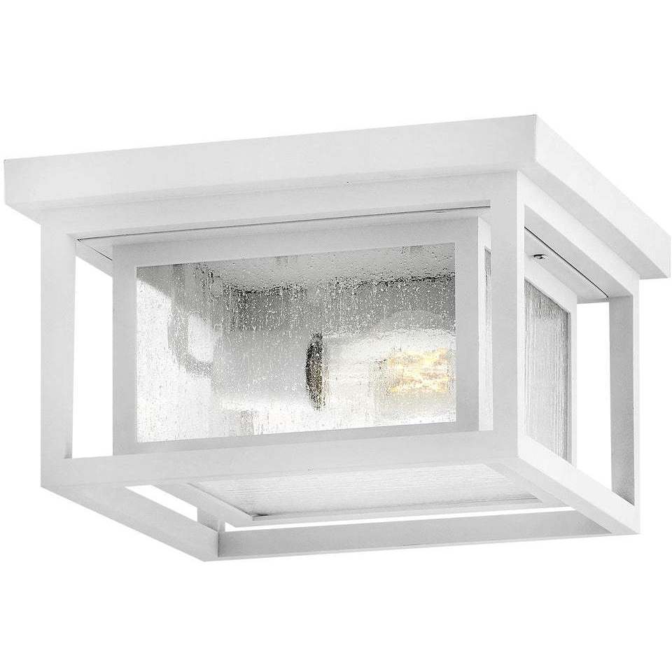 Coastal Elements Estate Series Republic 2 Light 11 inch Textured White Outdoor Ceiling