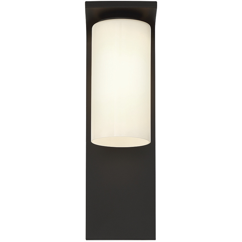 Colonne 1 Light 20 inch Black Outdoor Wall Sconce