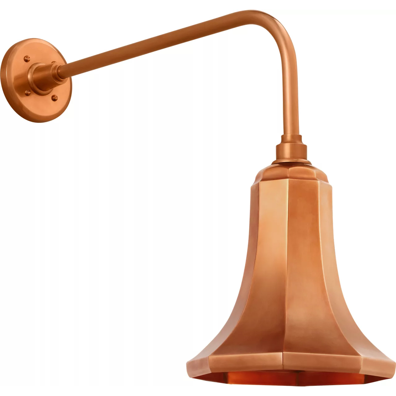 Thomas O'Brien Academy Barn Light LED 20.75 inch Soft Copper Rex Barn Light in 9.25" Soft Copper Savannah Shade