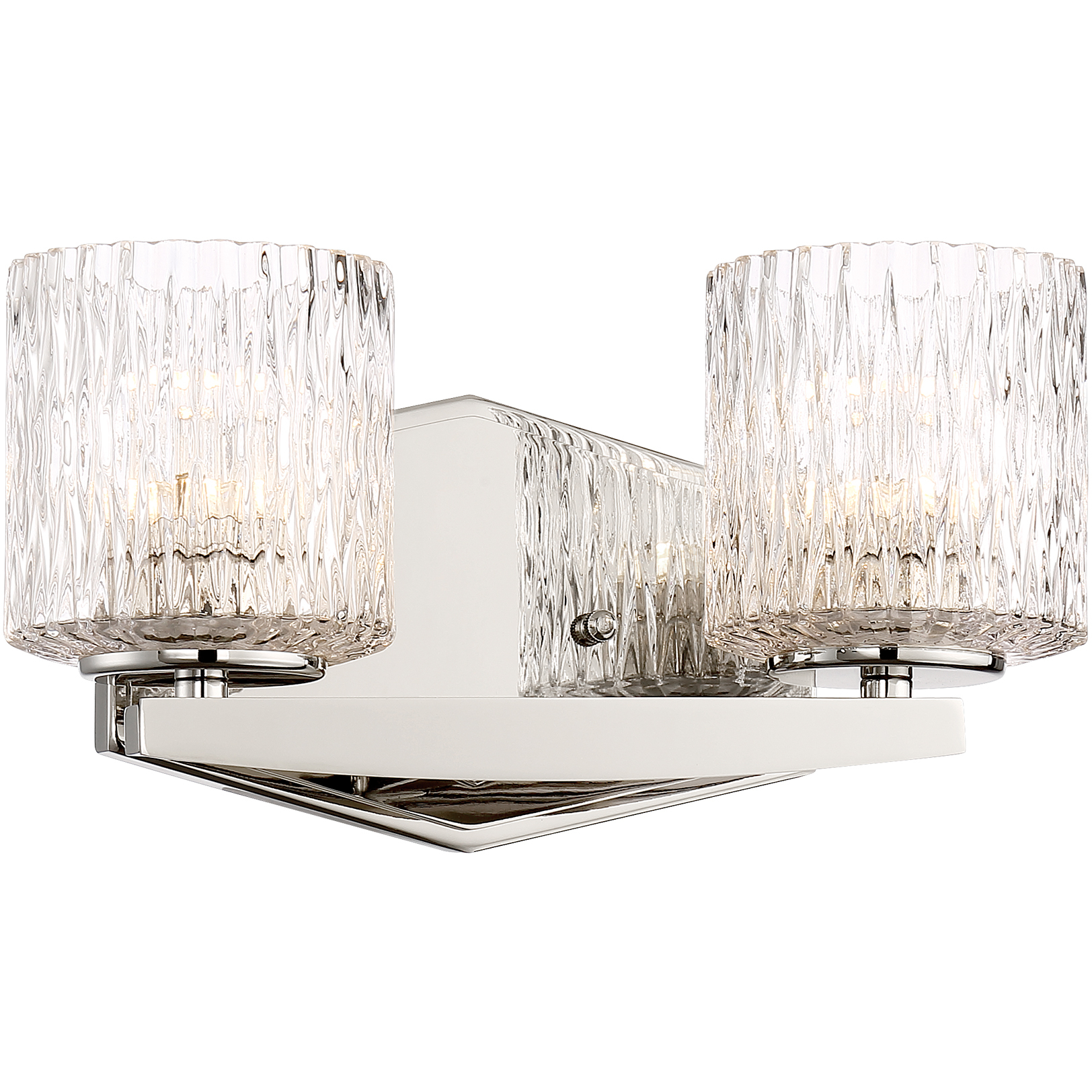 Maginot LED 11.5 inch Polished Nickel Bath Light Wall Light
