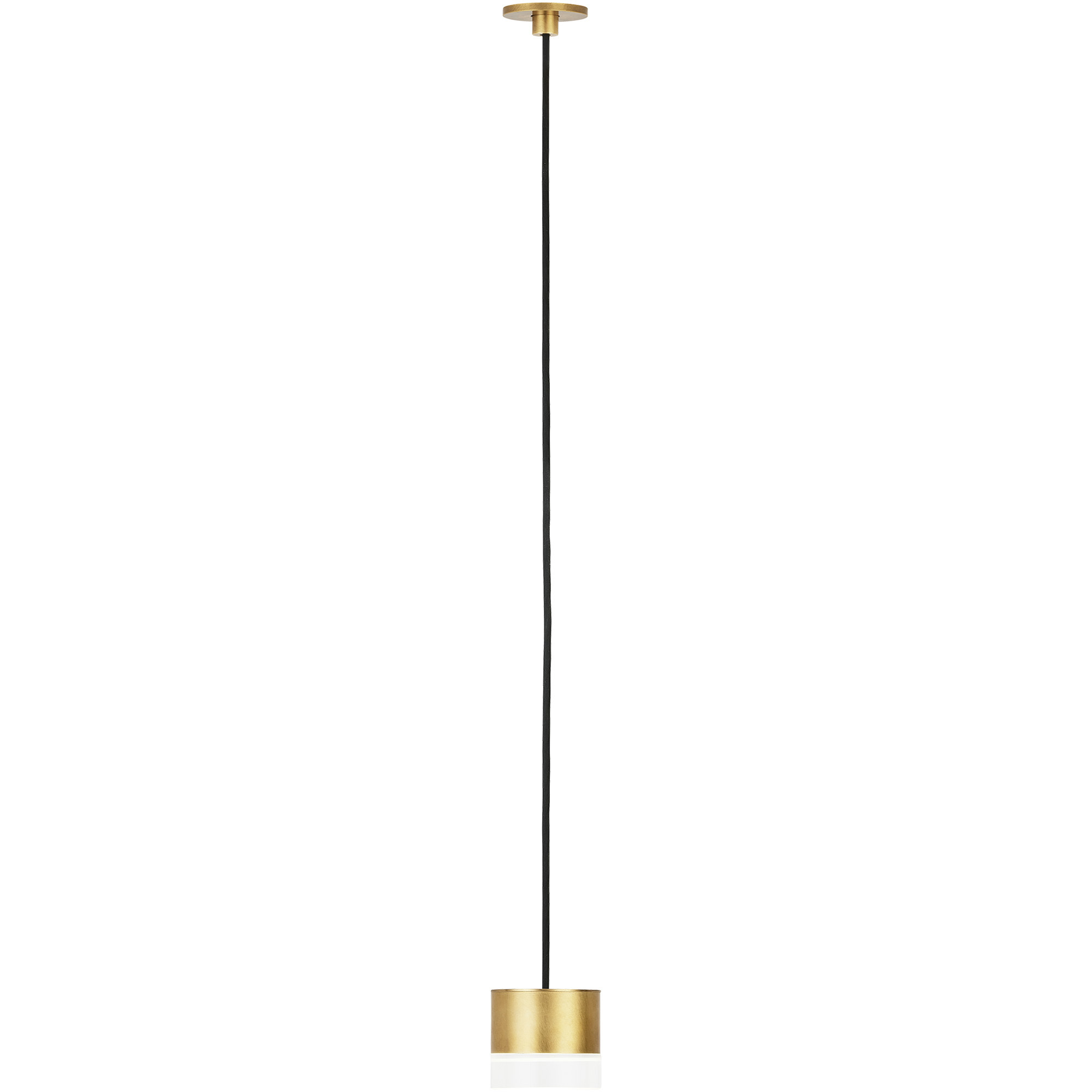 Sean Lavin Gable LED Natural Brass Pendant Ceiling Light, Integrated LED