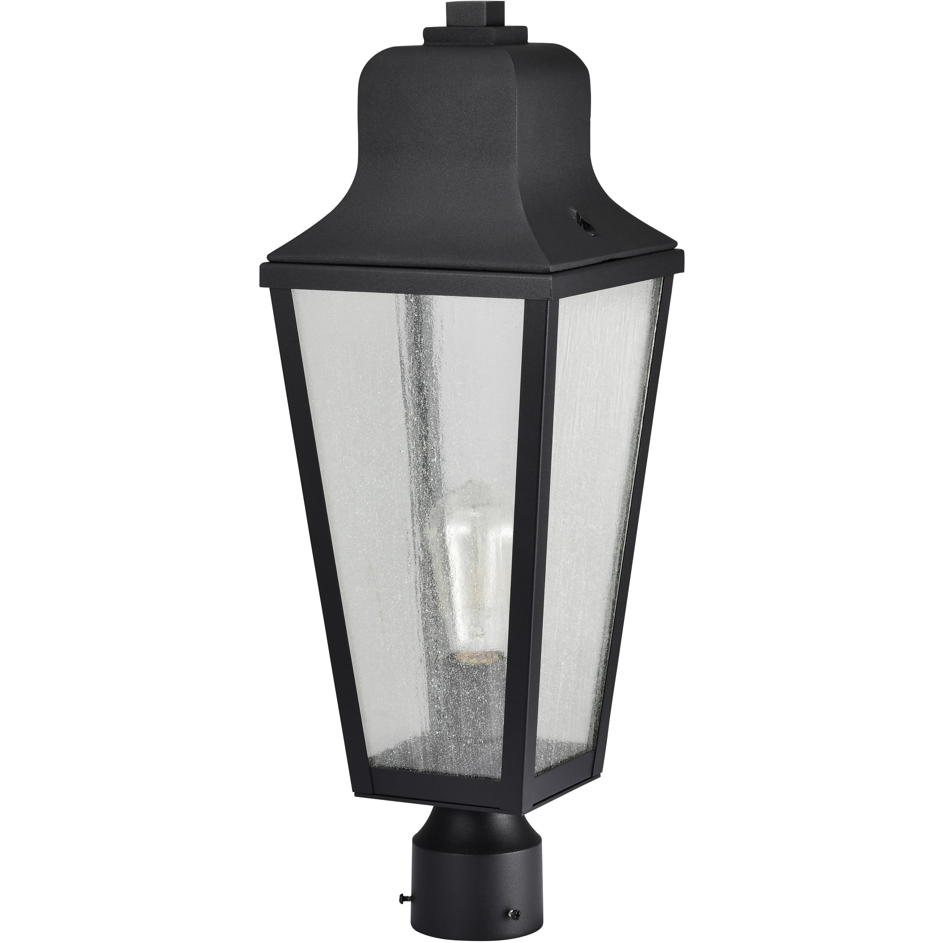 Lawrence 1 Light 22.75 inch Matte Black Outdoor Post Light