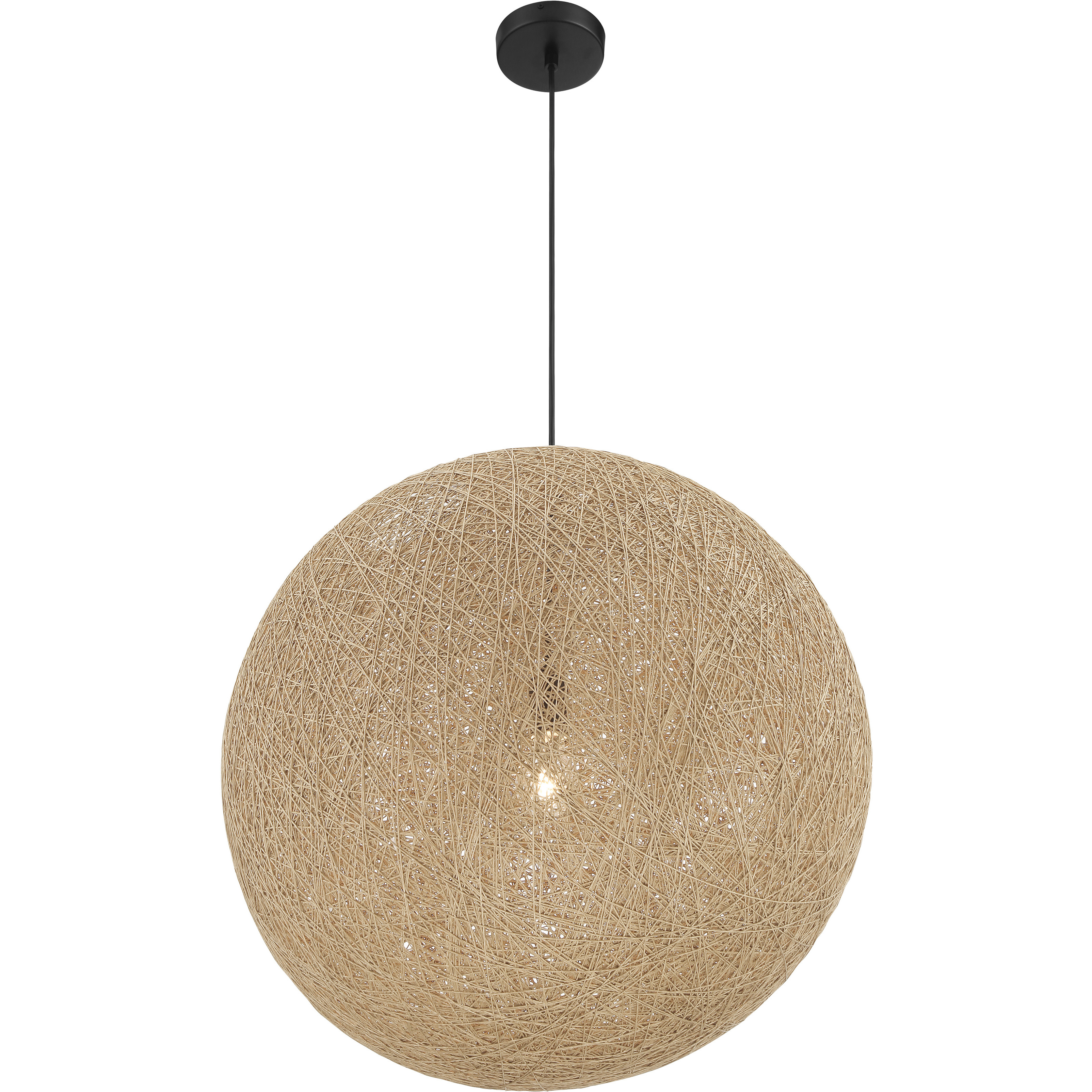 Entwined 1 Light 24 inch Coal Pendant Ceiling Light