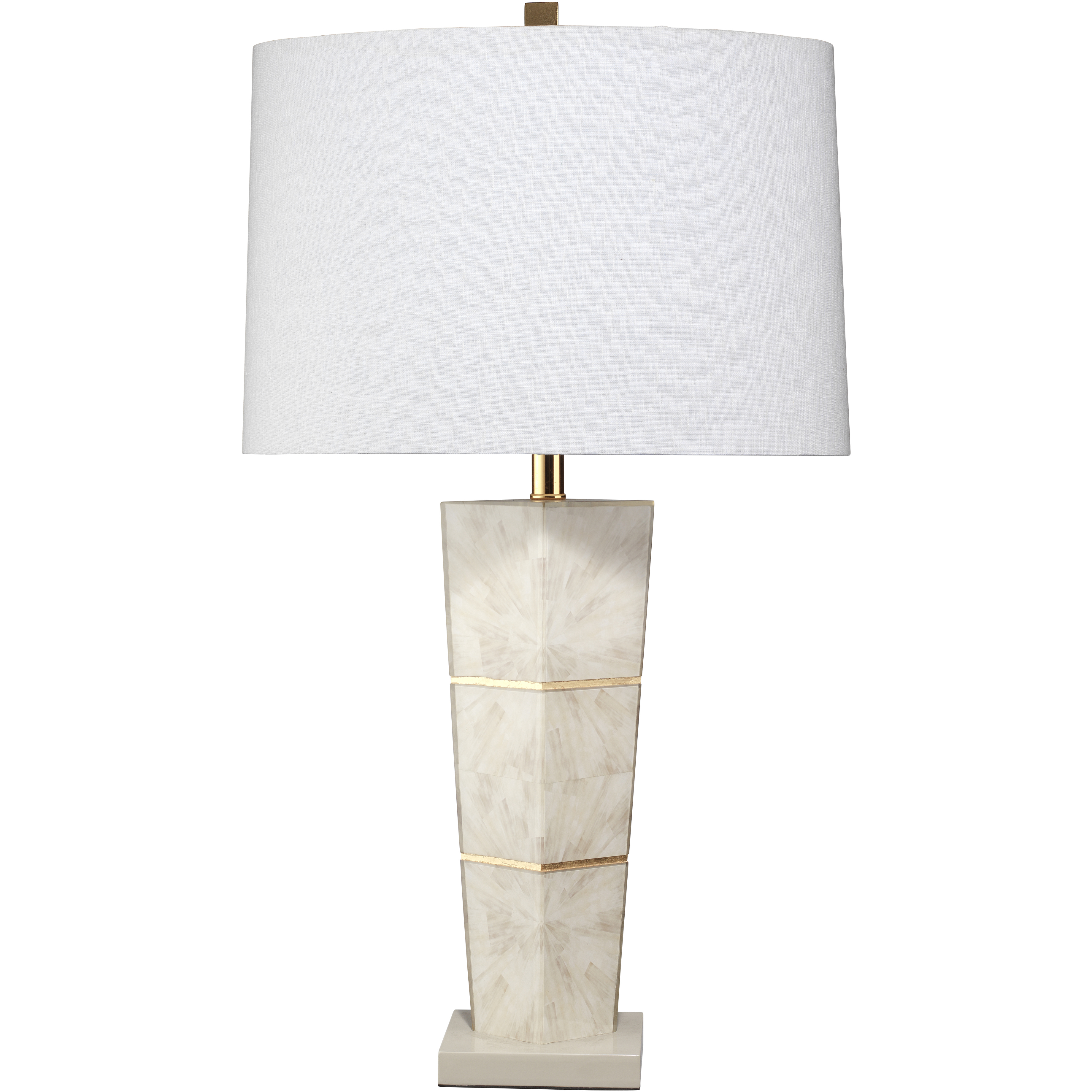 Spectacle 30.5 inch 150 watt Horn Lacquer w/ Gold Leaf Accents Table Lamp Portable Light
