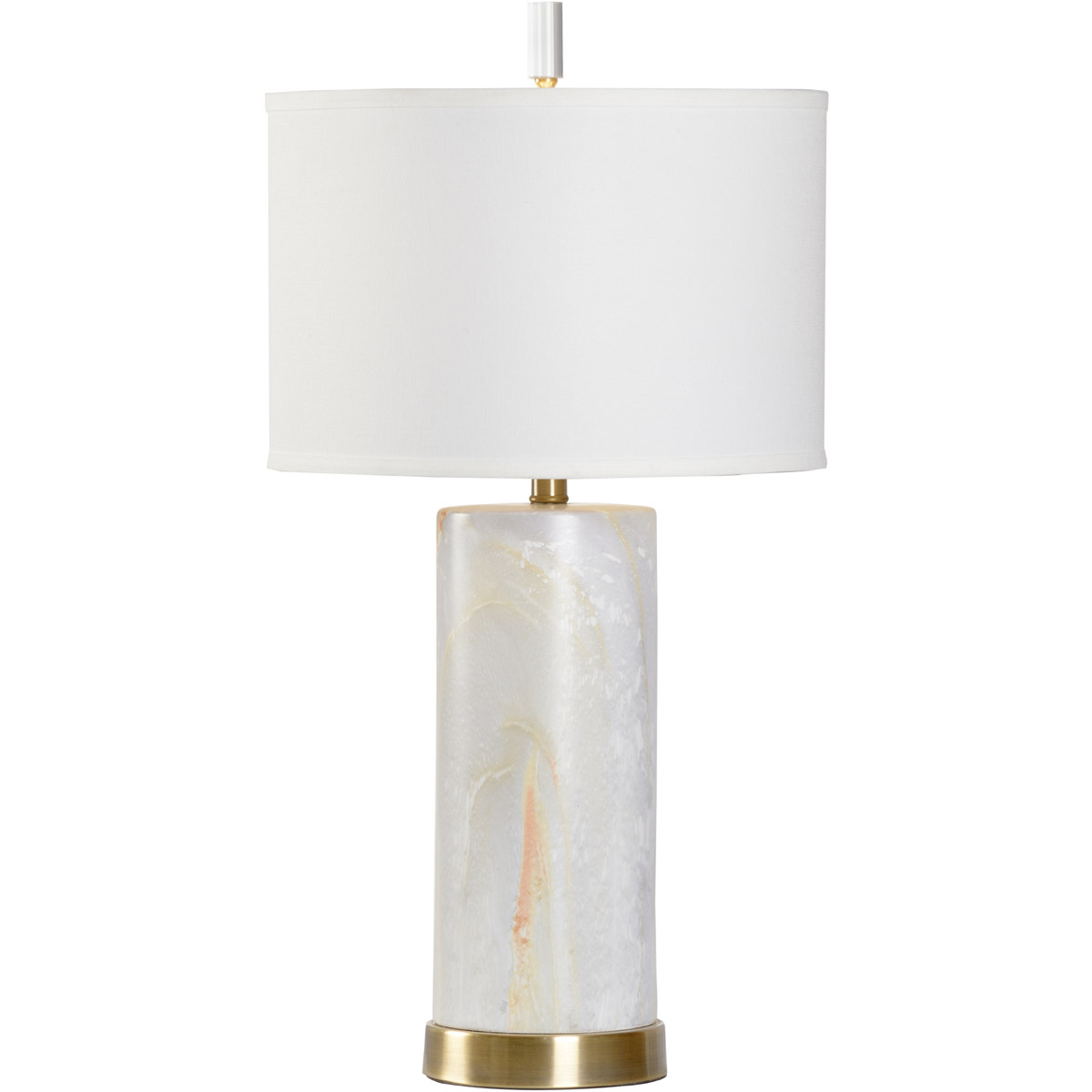 MarketPlace 29 inch 100 watt Faux Marble Glaze Table Lamp Portable Light