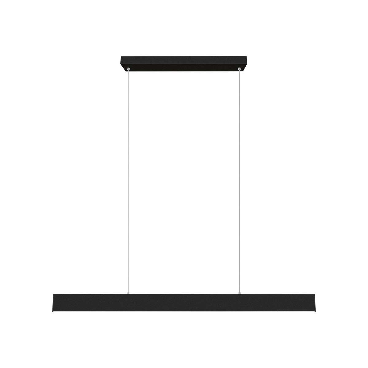 Climene LED 46.5 inch Matte Black Linear Pendant Ceiling Light