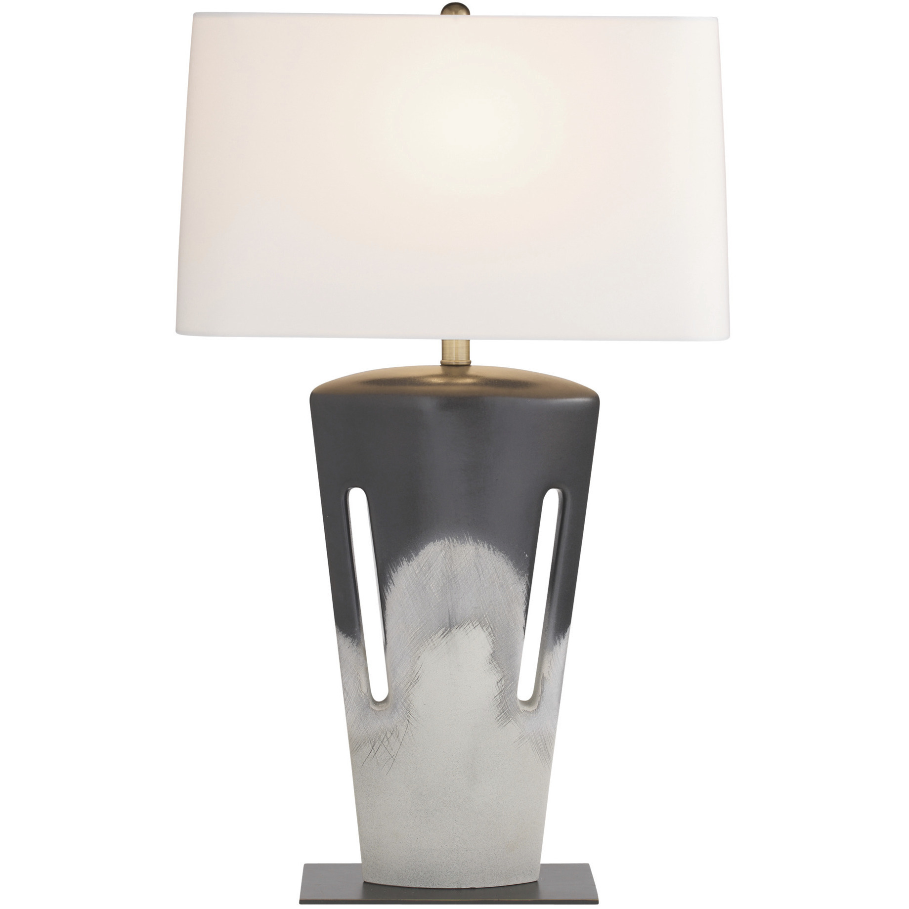 Iceland 30 inch 150.00 watt Shoreline Reactive and Bronze with Antique Brass Table Lamp Portable Light