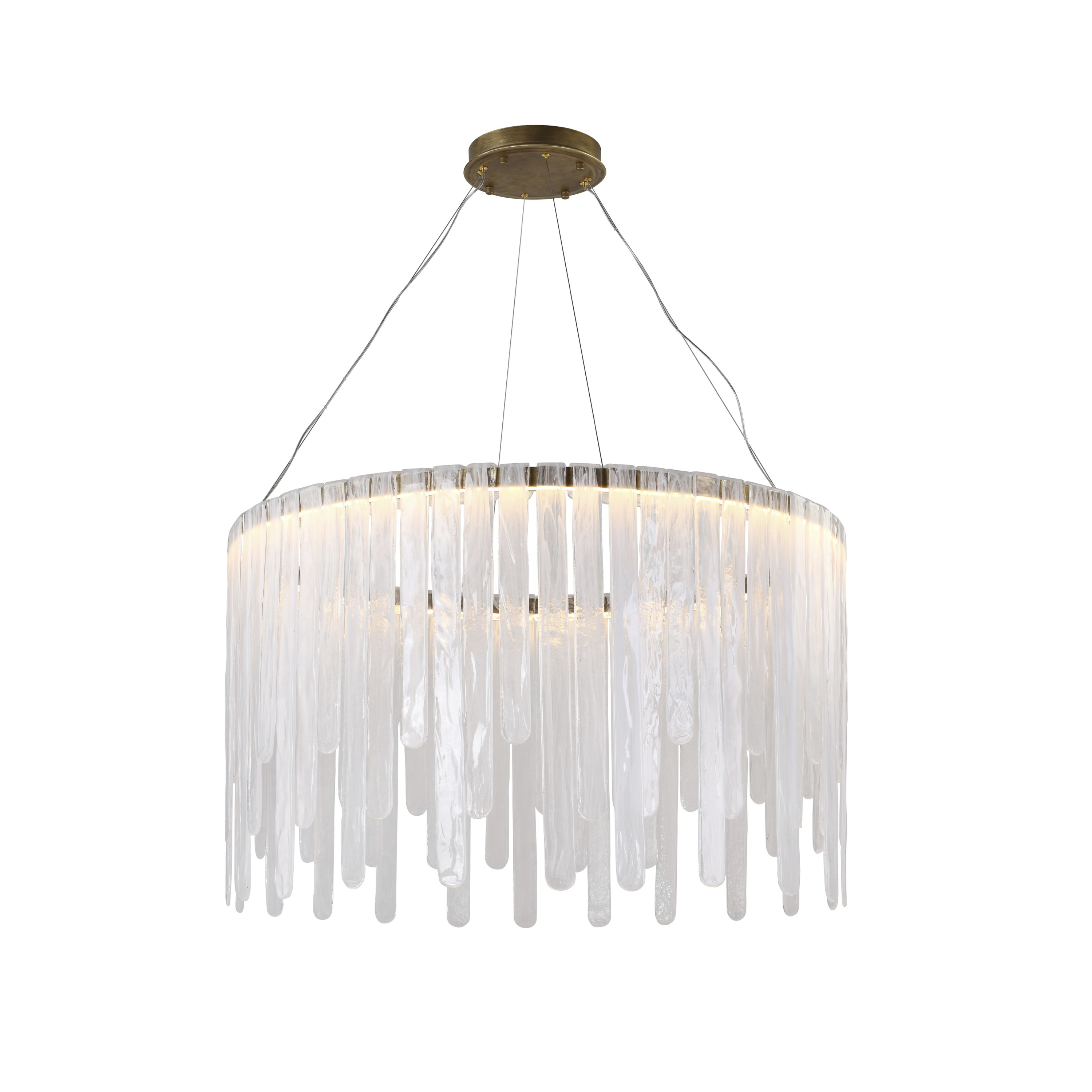 Roselle LED 40 inch Legacy Brass Pendant Ceiling Light