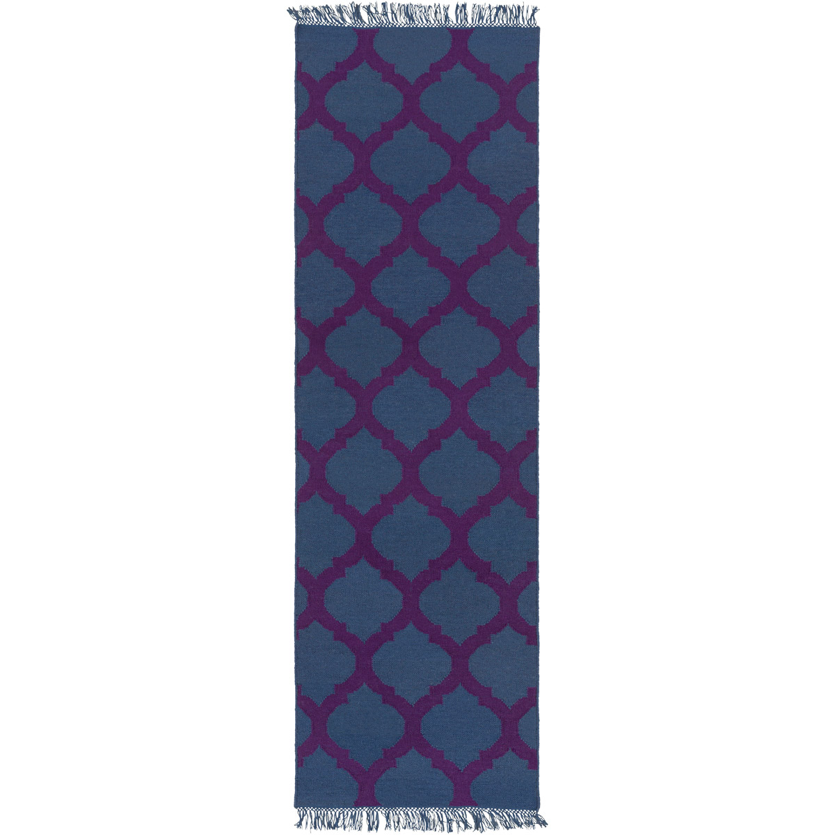 Lagoon 96 X 30 inch Navy, Dark Purple Rug