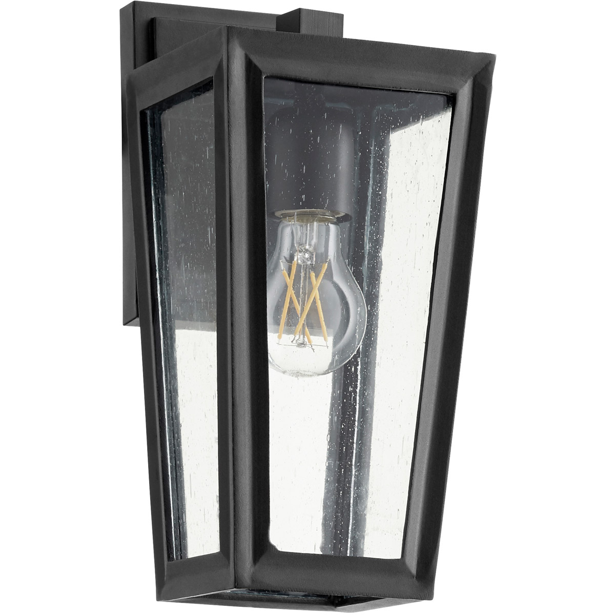 Bravo 1 Light 12.13 inch Noir Outdoor Wall Mount