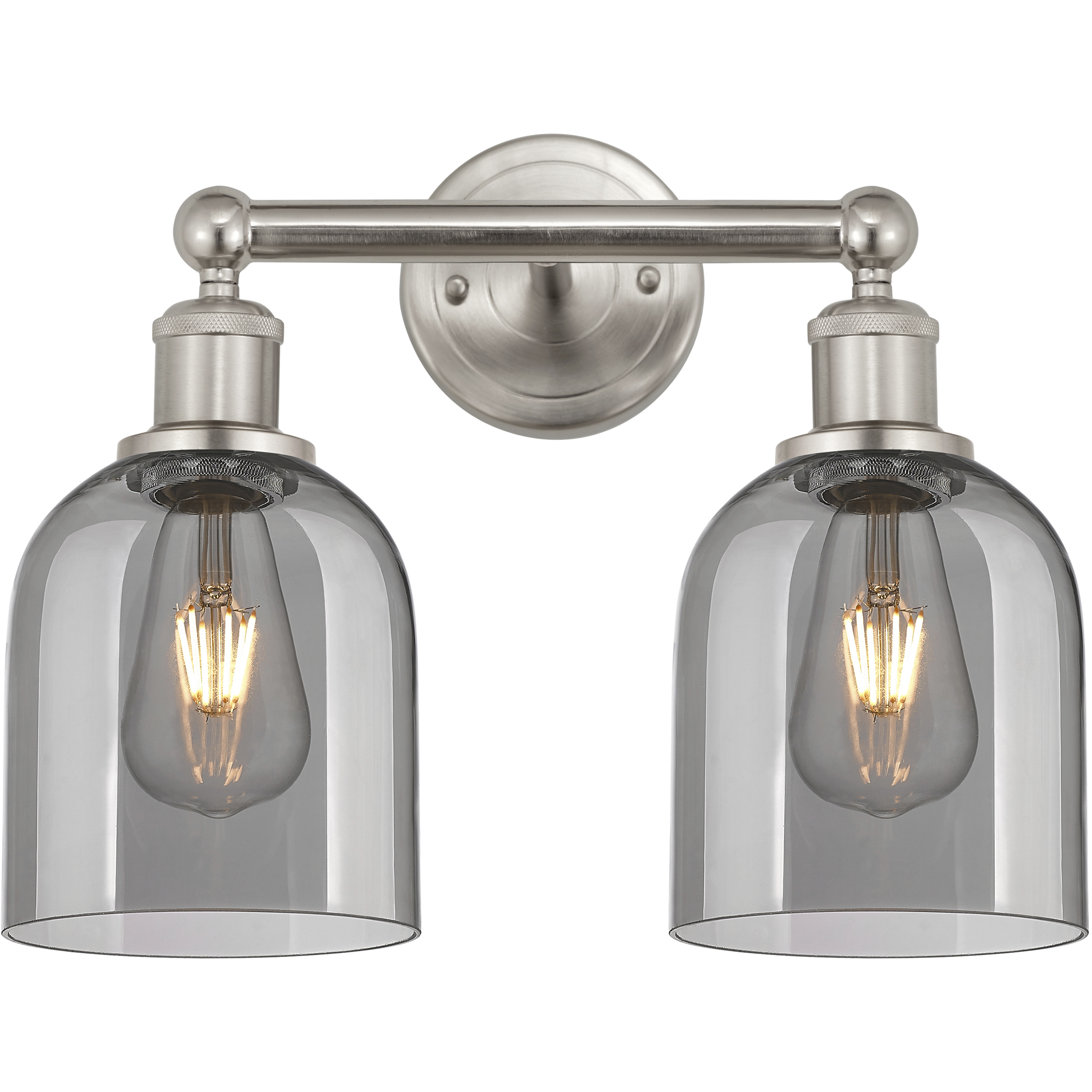 Edison Bella 2 Light 14.5 inch Brushed Satin Nickel Bath Vanity Light Wall Light