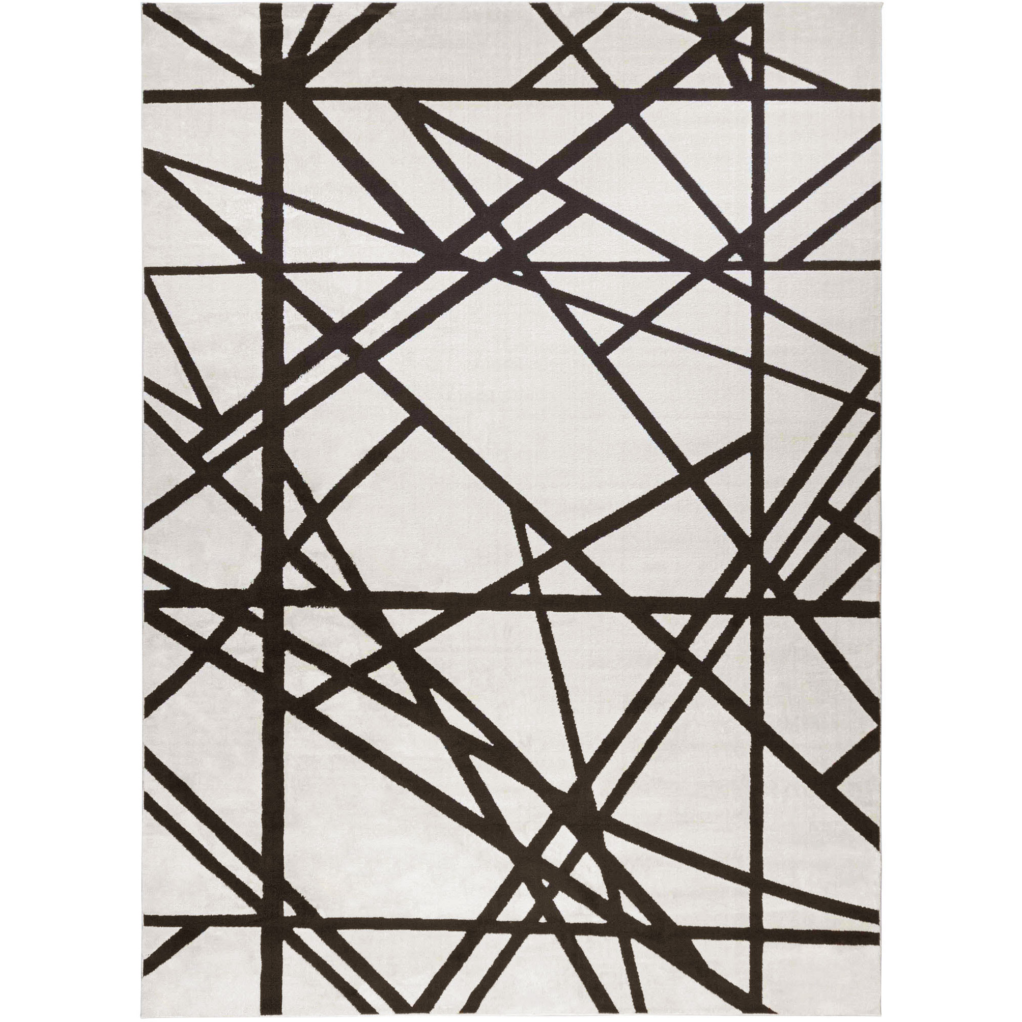 Optika 158 X 118 inch Black/White Rug in 10 x 13