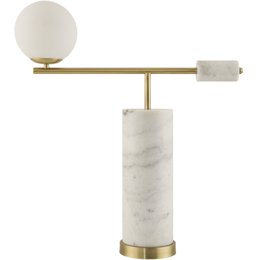 Oslin 24.5 inch 100 watt Plated and Natural Accent Table Lamp Portable Light