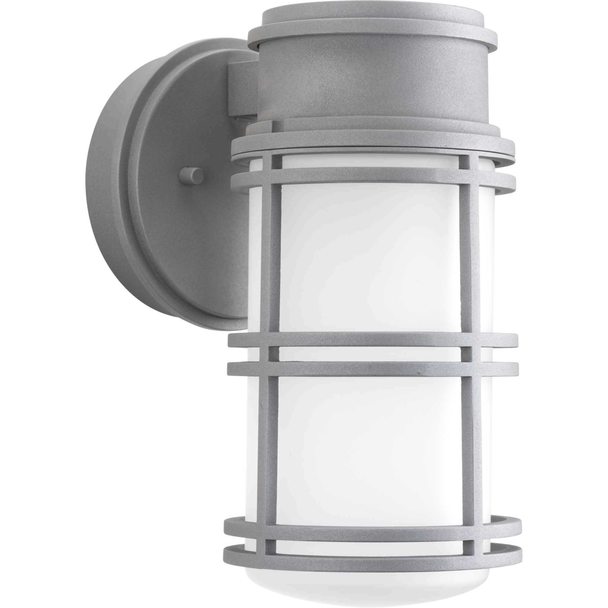 Bell LED Outdoor Wall Lantern in Textured Graphite, Small, Progress LED